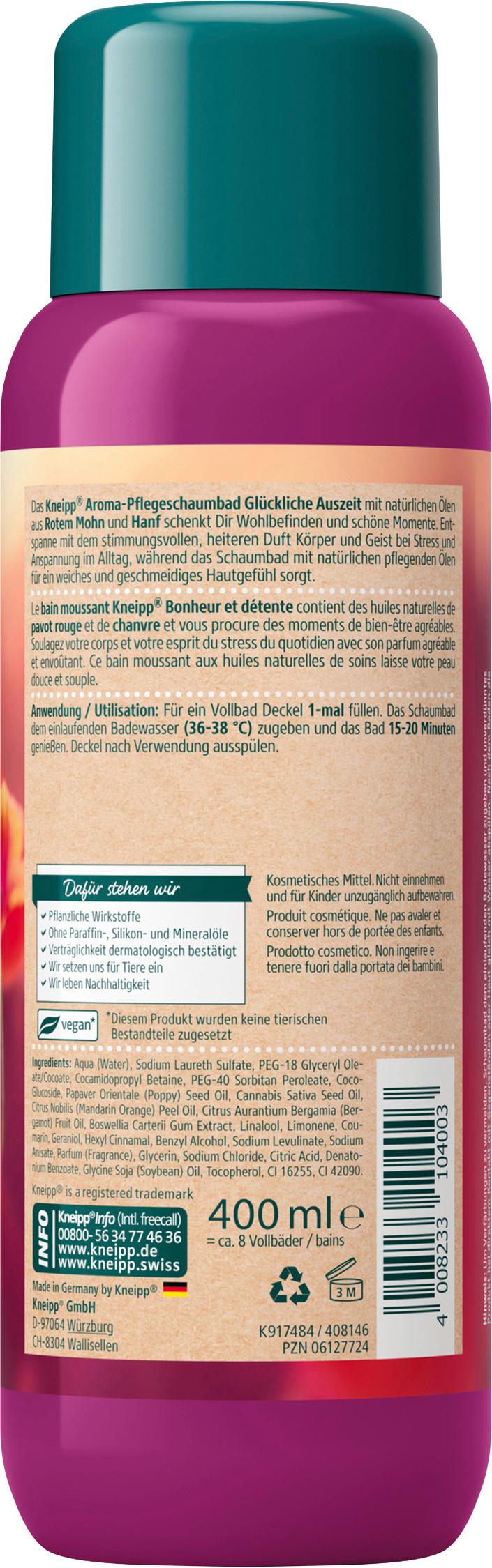 Produktbild Kneipp Aroma-Pflegeschaumbad Glückliche Auszeit 2 von 2
