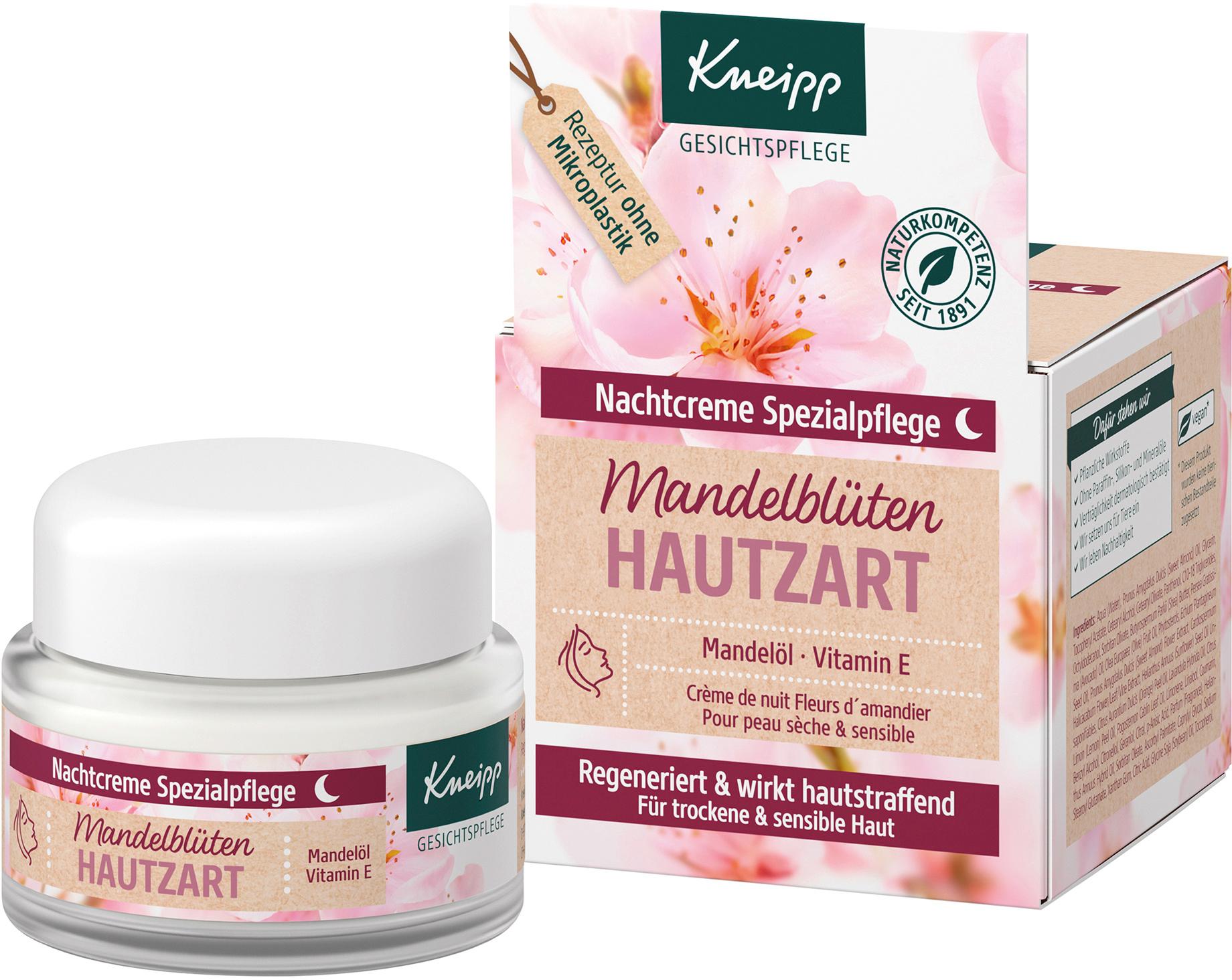 Produktbild Kneipp Nachtcreme Mandelblüten Hautzart 4 von 6