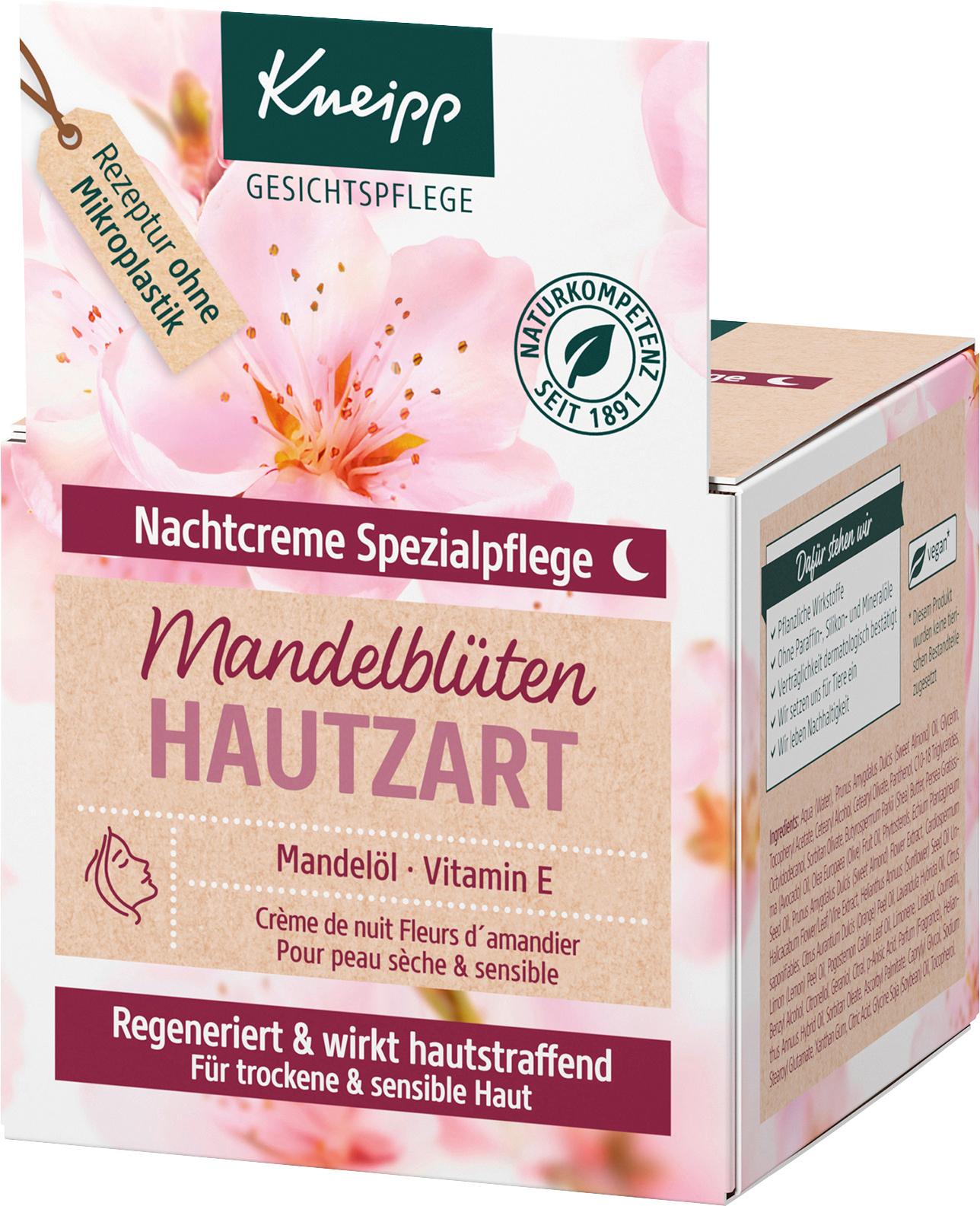 Produktbild Kneipp Nachtcreme Mandelblüten Hautzart 5 von 6