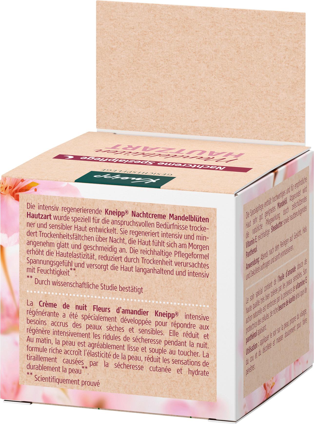 Produktbild Kneipp Nachtcreme Mandelblüten Hautzart 2 von 6