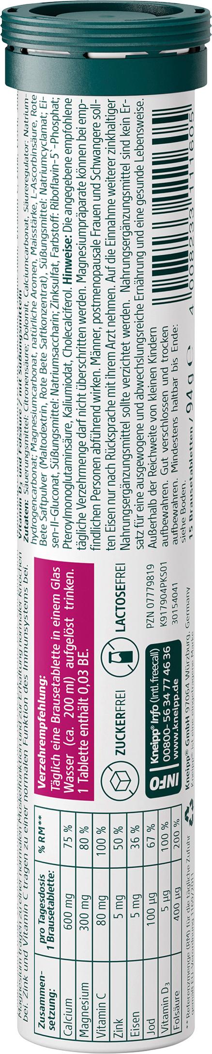 Produktbild Kneipp Frauen Mineralstoffe 15 St. 2 von 2