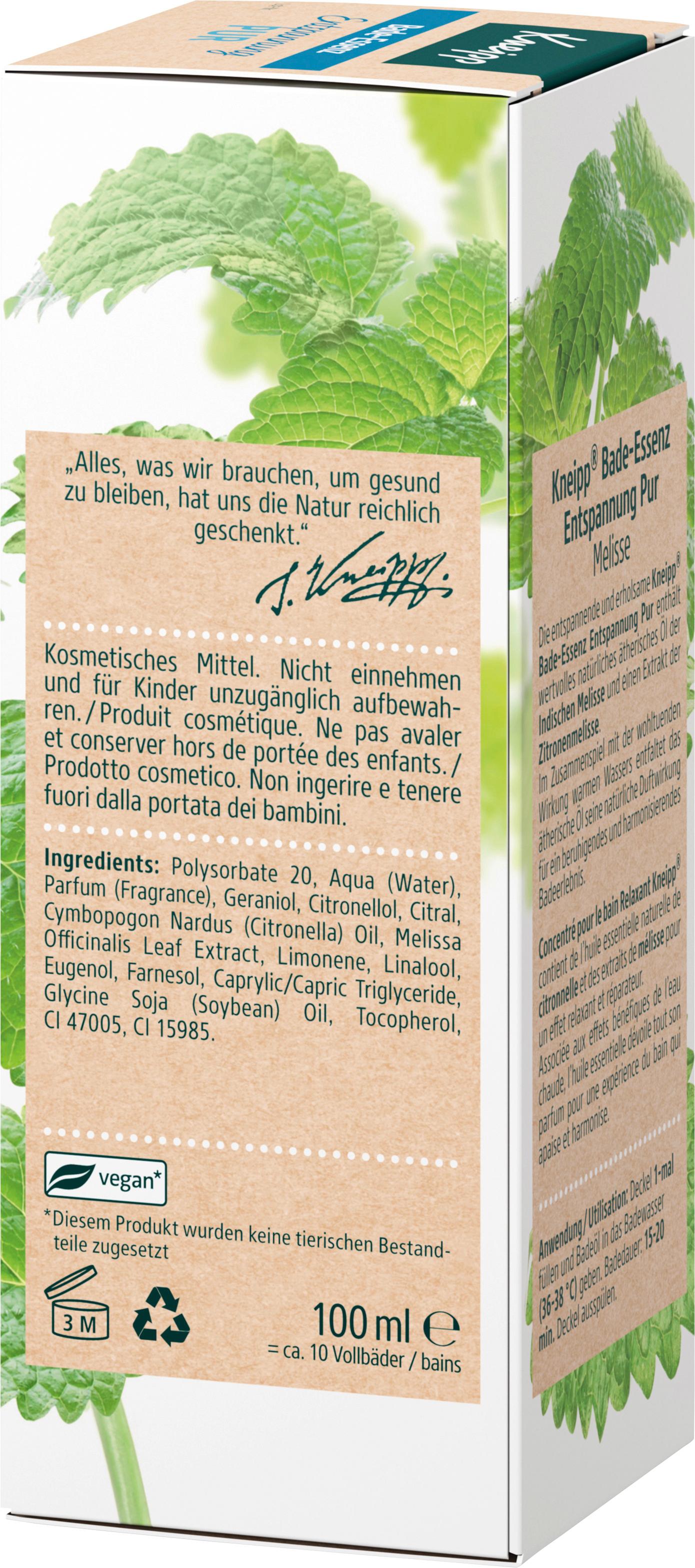 Produktbild Kneipp Bade-Essenz Entspannung Pur 6 von 6
