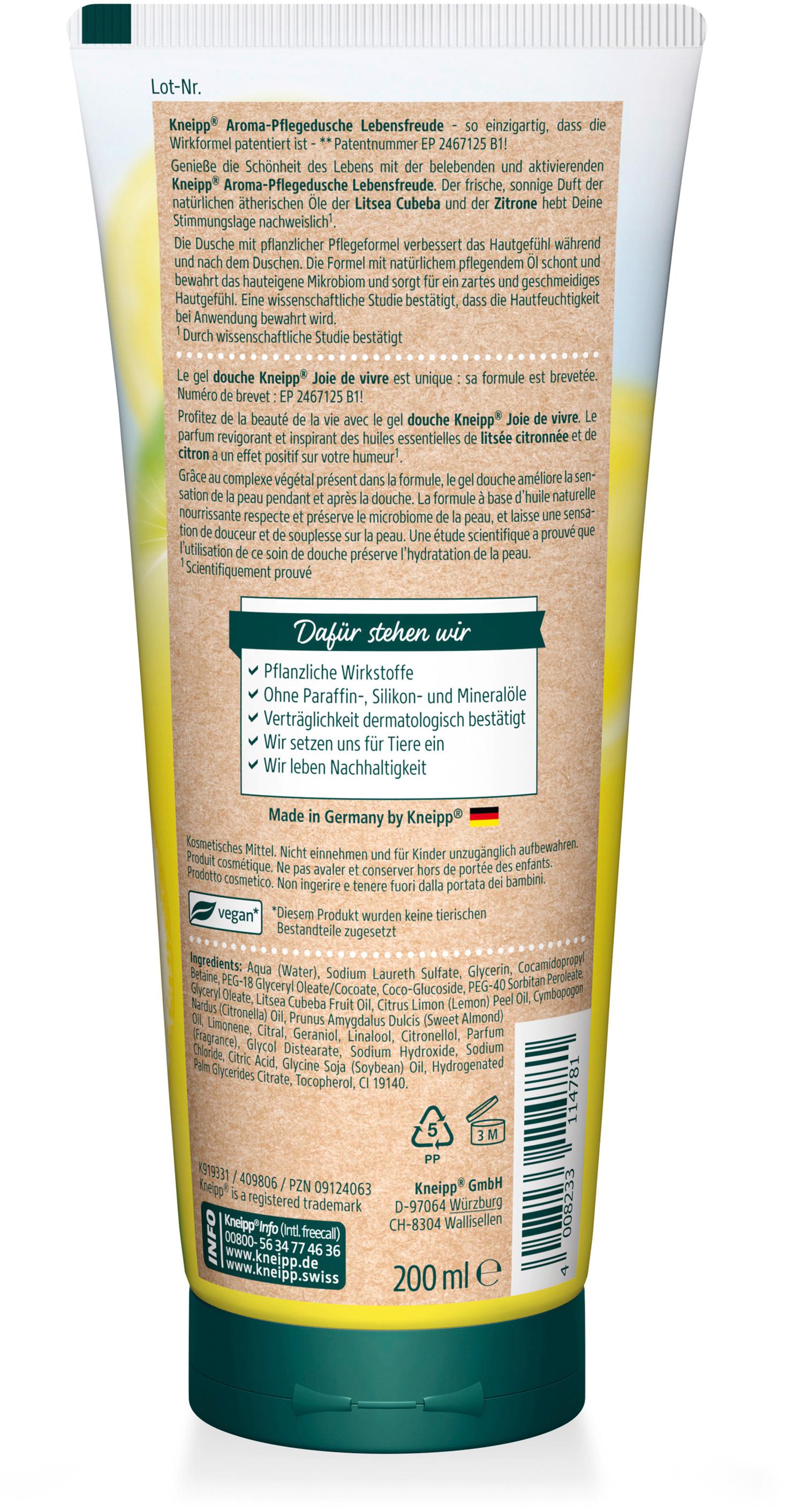 Produktbild Kneipp Aroma-Pflegedusche Lebens-Freude 4 von 4