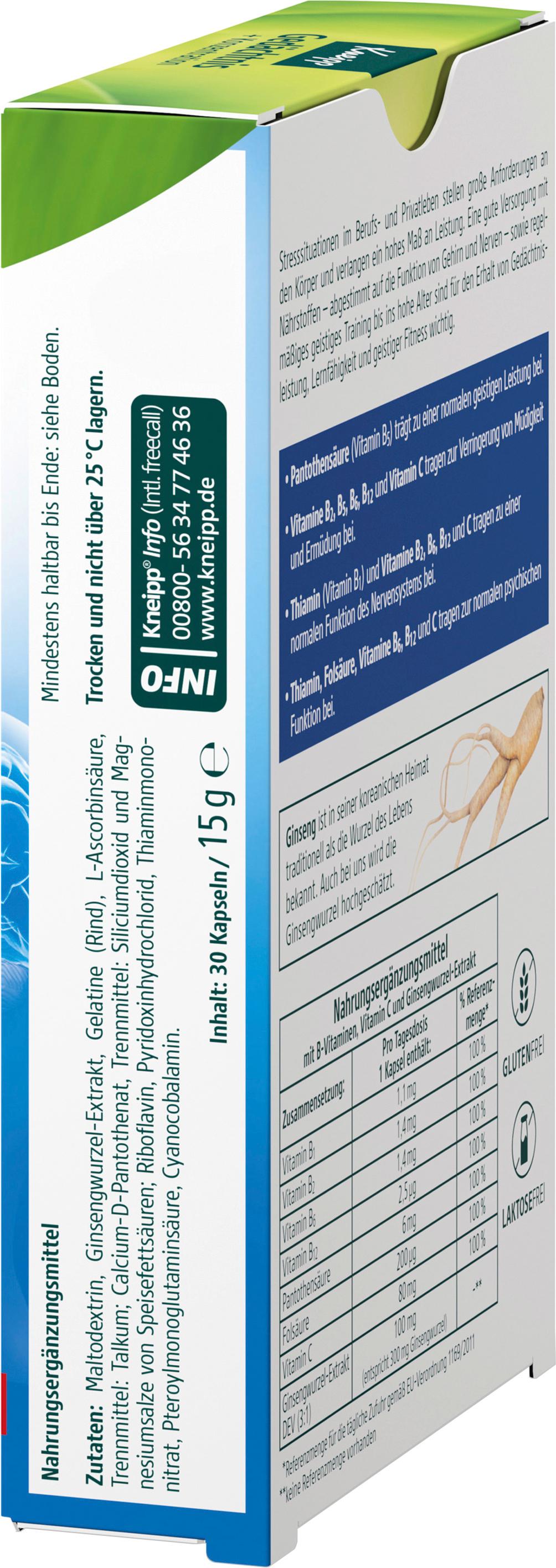 Produktbild Kneipp Gedächtnis + Konzentration 3 von 4