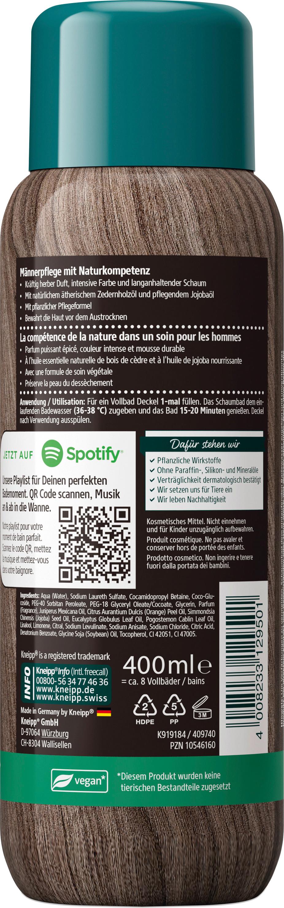 Produktbild Kneipp Aroma-Pflegeschaumbad Männersache 2 von 2