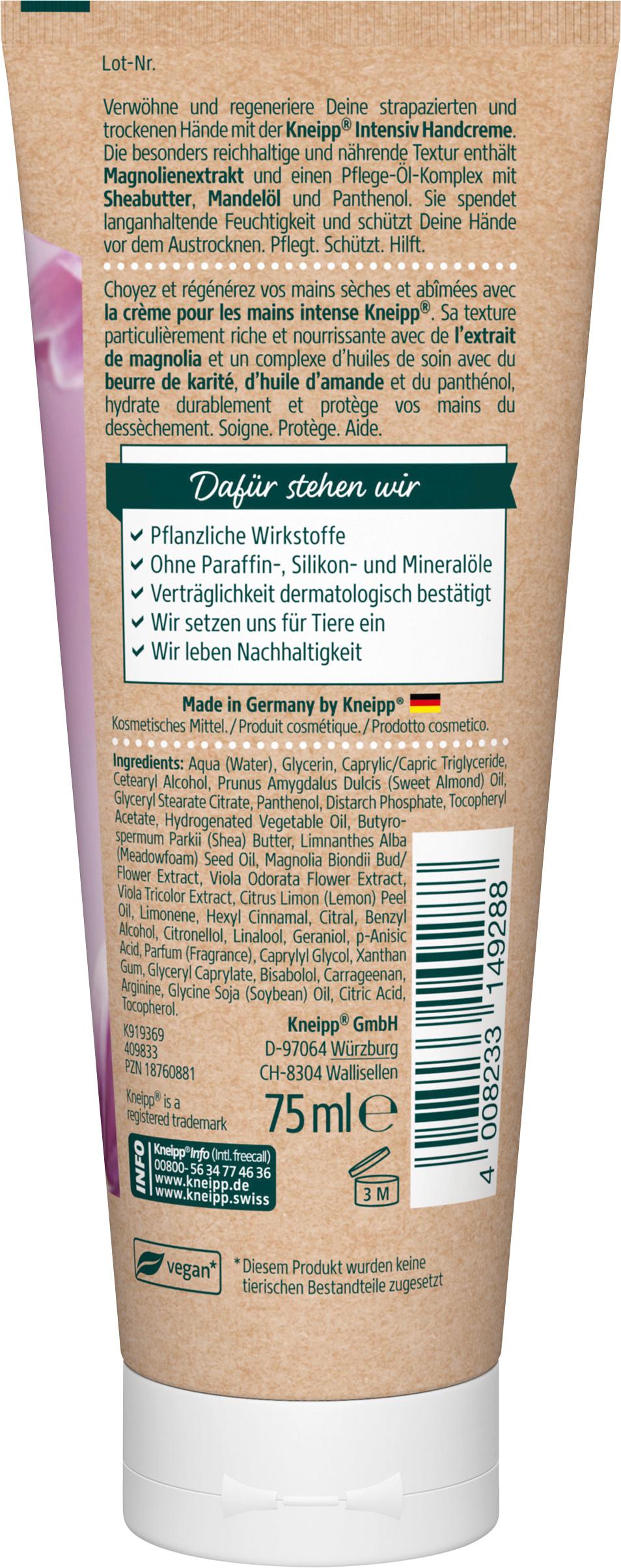 Produktbild Kneipp Intensiv Handcreme Blütentraum 2 von 2