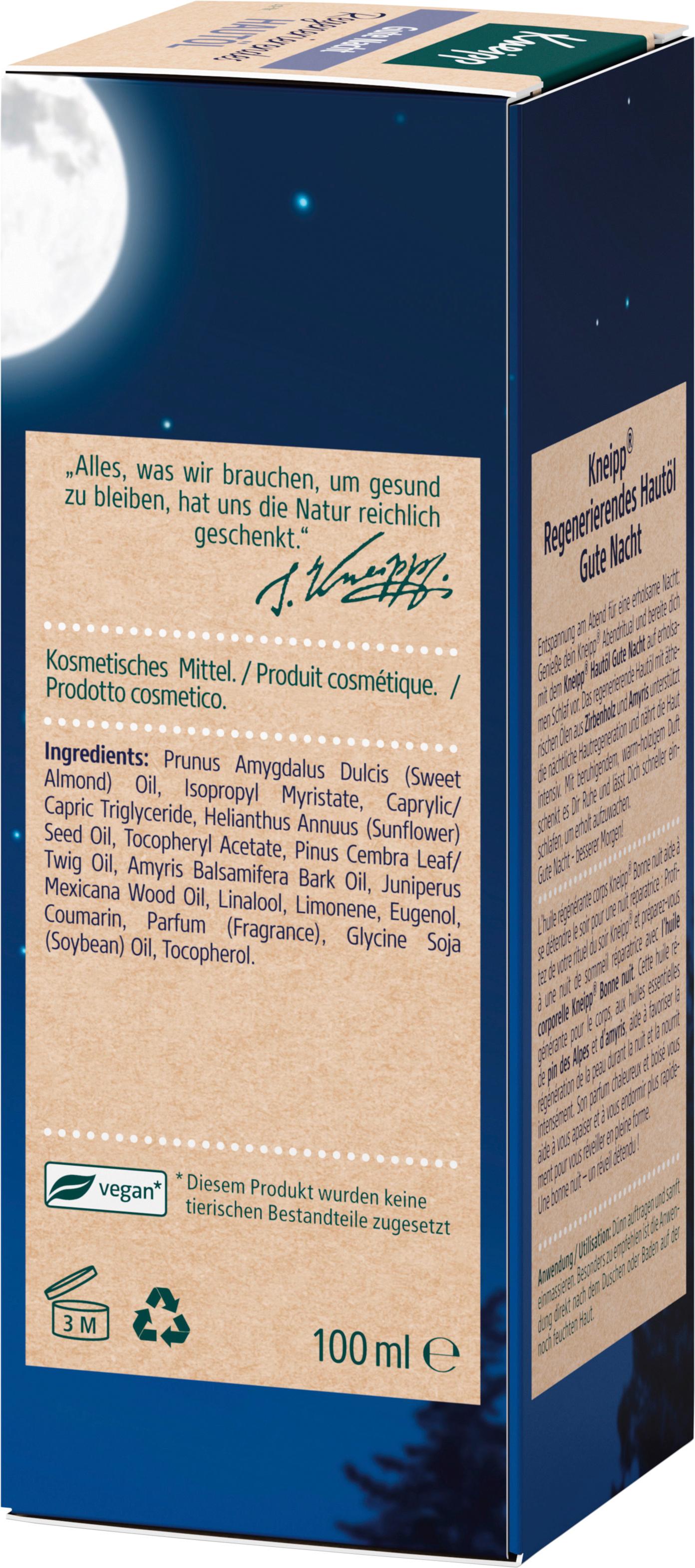 Produktbild Kneipp Regenerierendes Hautöl Gute Nacht 5 von 7