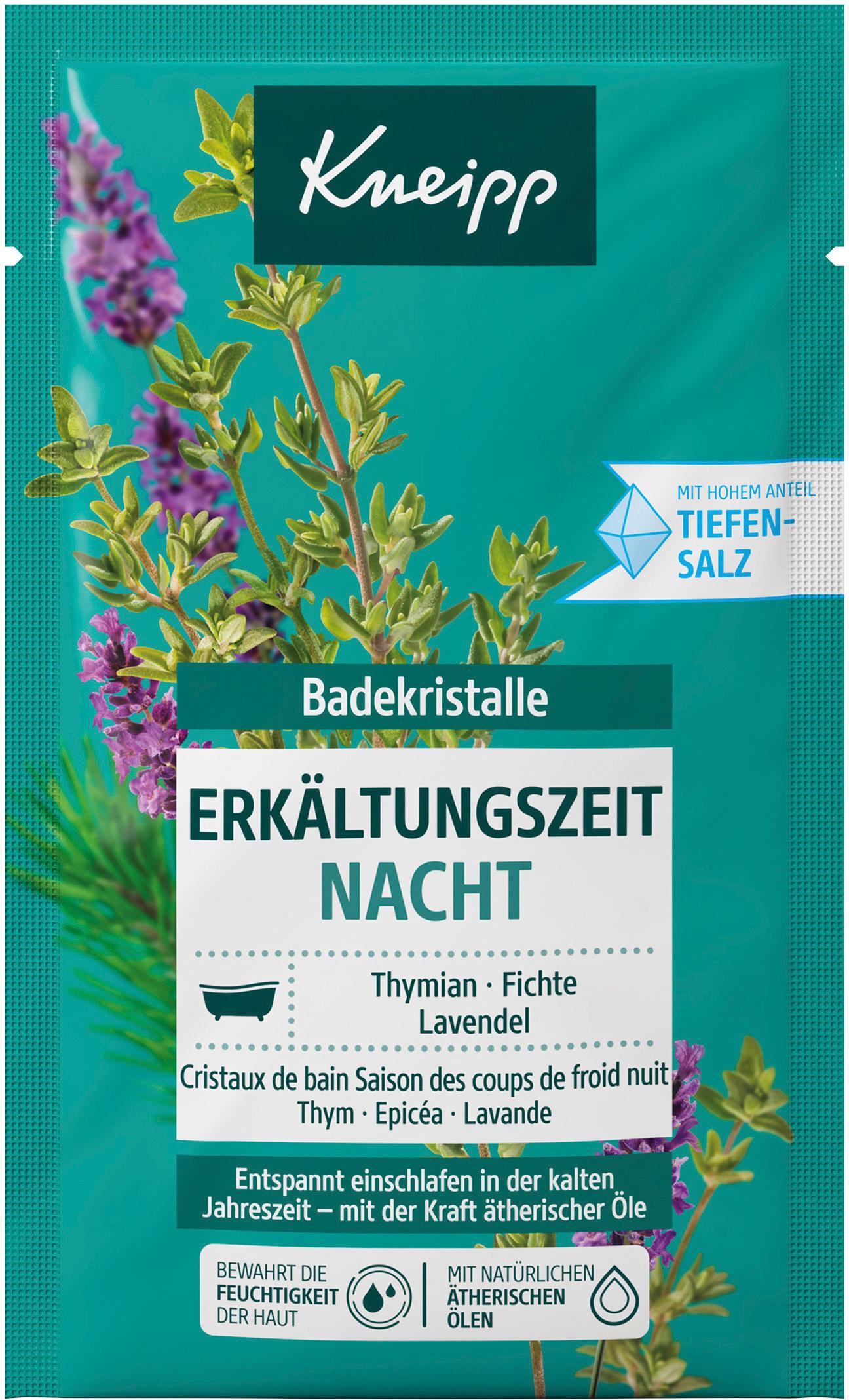 Kneipp Badekristalle Erkältungszeit Nacht