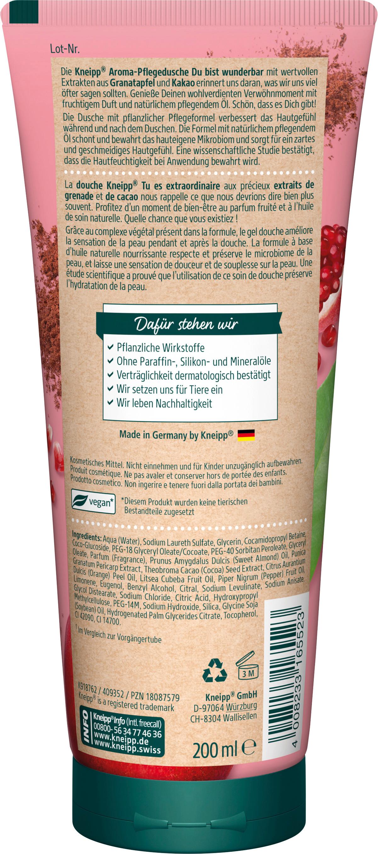 Produktbild Kneipp Aroma-Pflegedusche Du bist Wunderbar 2 von 2