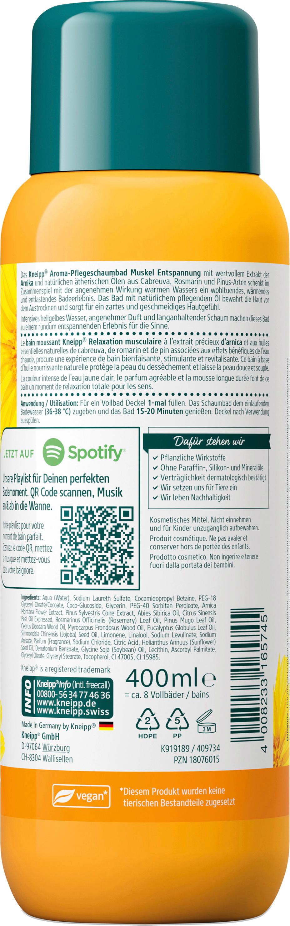 Produktbild Kneipp Aroma-Pflegeschaumbad Muskel Entspannung 2 von 2