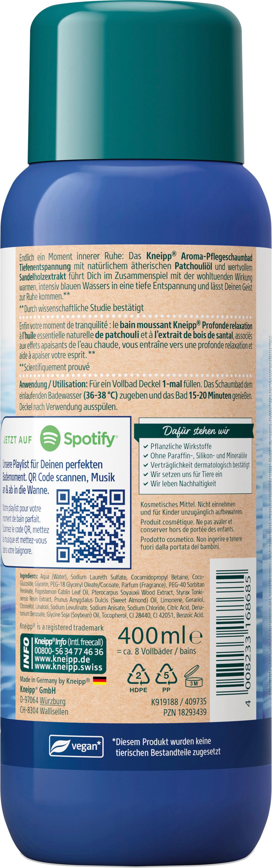 Produktbild Kneipp Aroma-Pflegeschaumbad Tiefen-Entspannung 2 von 2