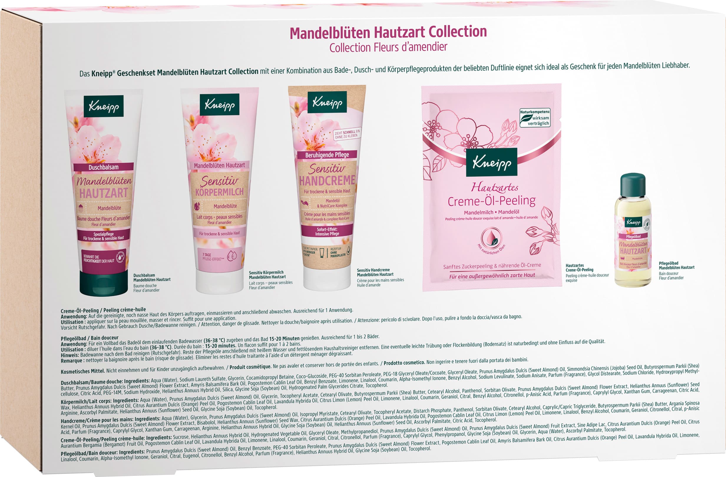Produktbild Kneipp Mandelblüten Hautzart Geschenkset 2 von 2