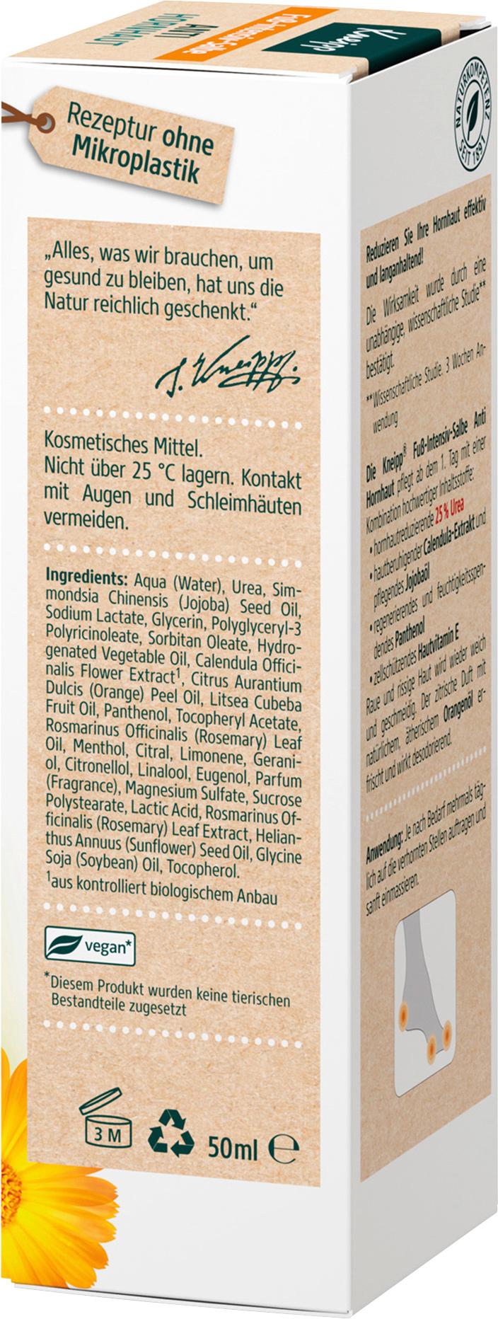Produktbild Kneipp Anti Hornhaut Fuß-Intensiv-Salbe 3 von 6