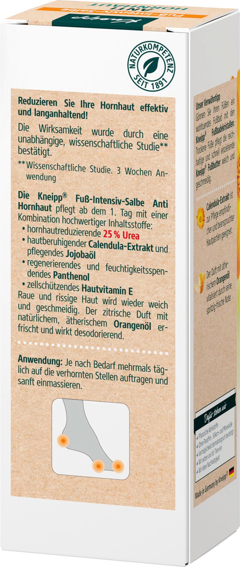 Produktbild Kneipp Anti Hornhaut Fuß-Intensiv-Salbe 2 von 6