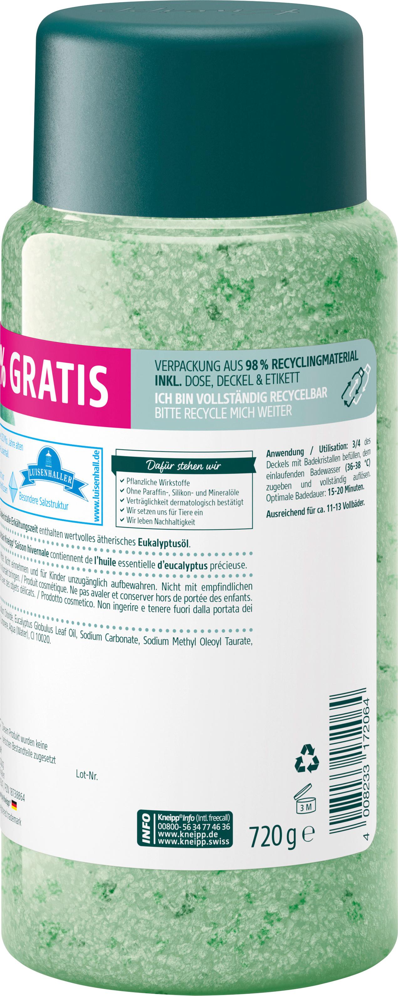 Produktbild Kneipp Badekristalle Erkältungszeit 2 von 3