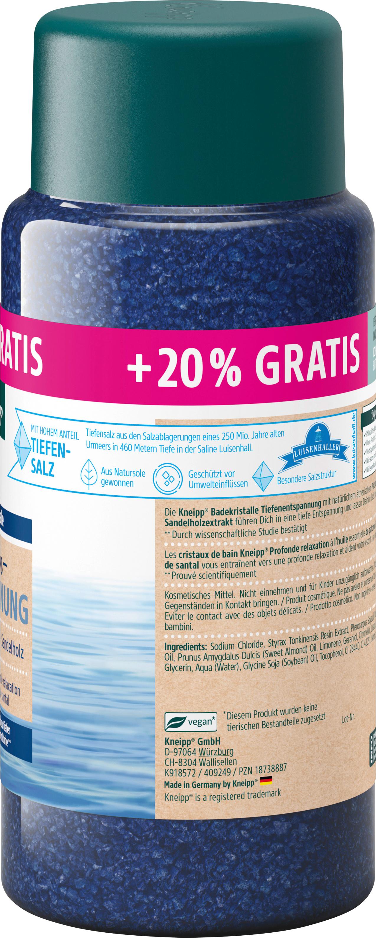 Produktbild Kneipp Badekristalle Tiefen-ENTSPANNUNG 3 von 4