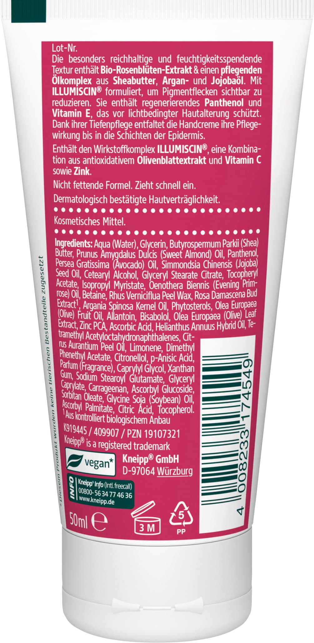 Produktbild Kneipp Handcreme glättend 2 von 2