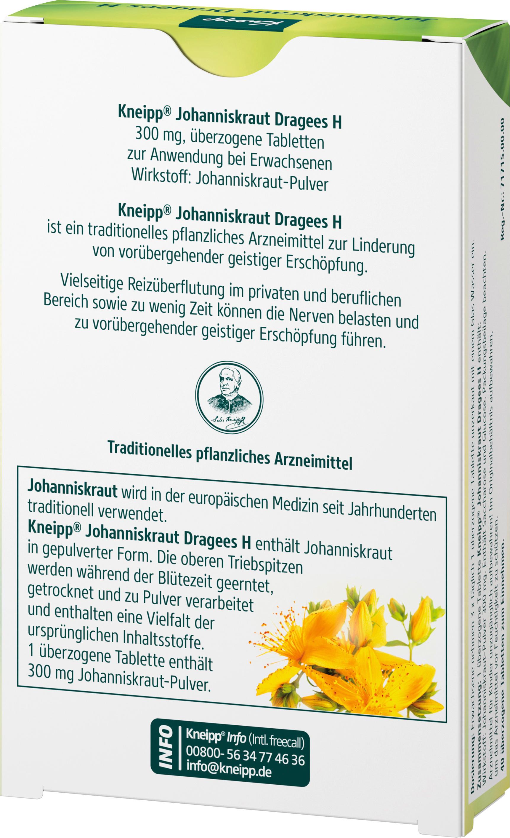 Produktbild Kneipp Johanniskraut Dragees H 2 von 4