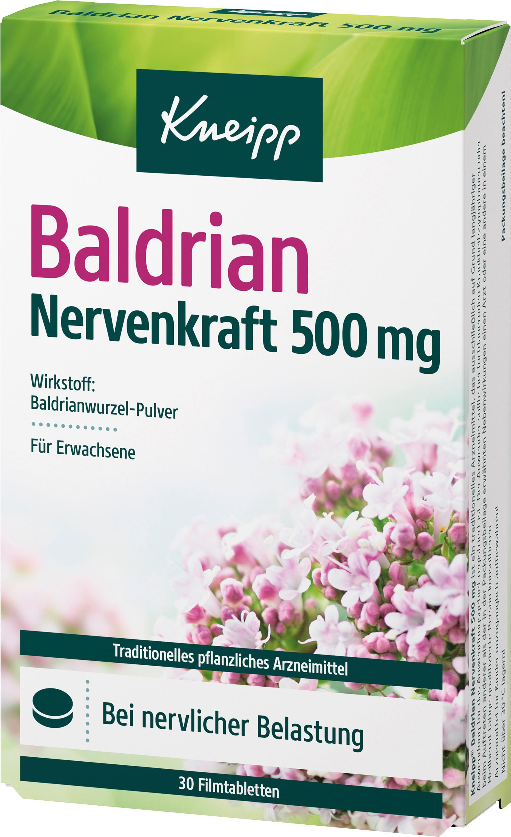 Kneipp Baldrian Nervenkraft 500mg