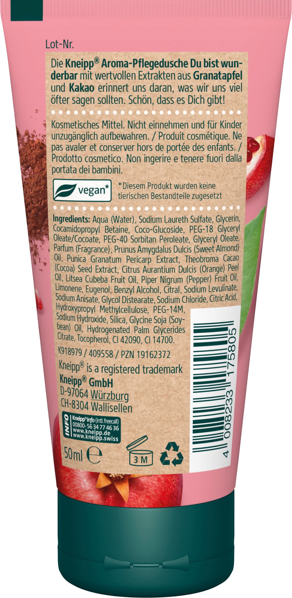 Produktbild Kneipp Aromadusche Du bist wunderbar Mini 2 von 2