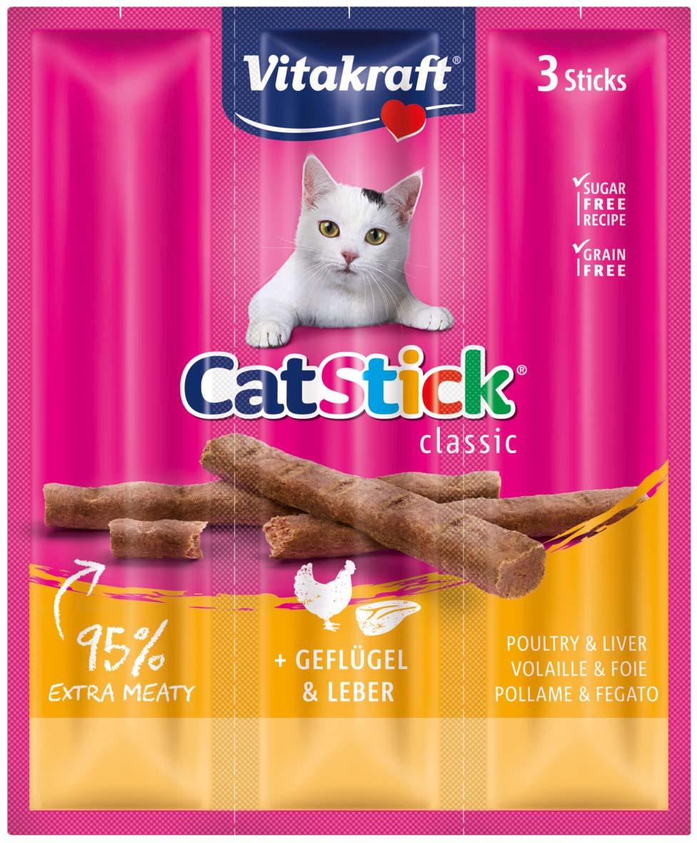 Vitakraft Katzensnack Cat Stick® mini + Geflügel&Leber
