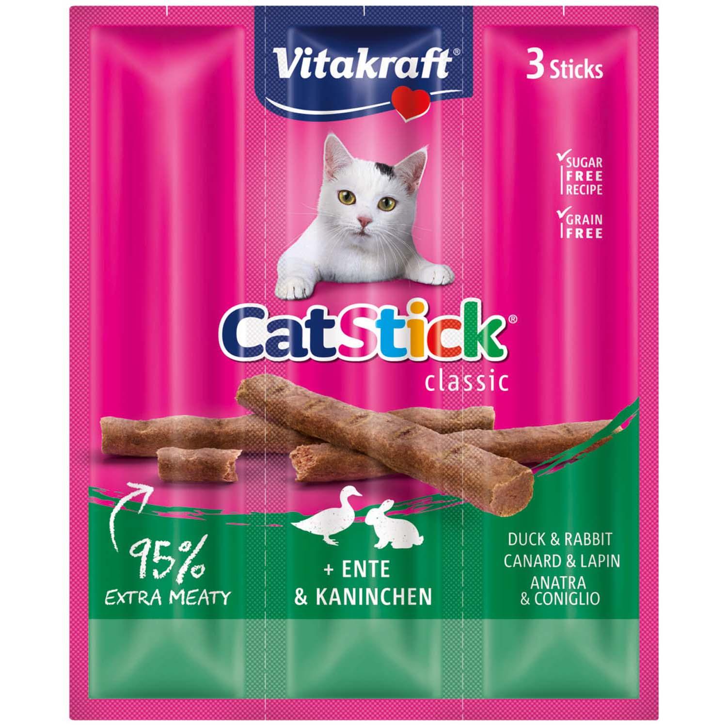 Vitakraft Katzensnack Cat Stick® mini + Ente&Kaninchen