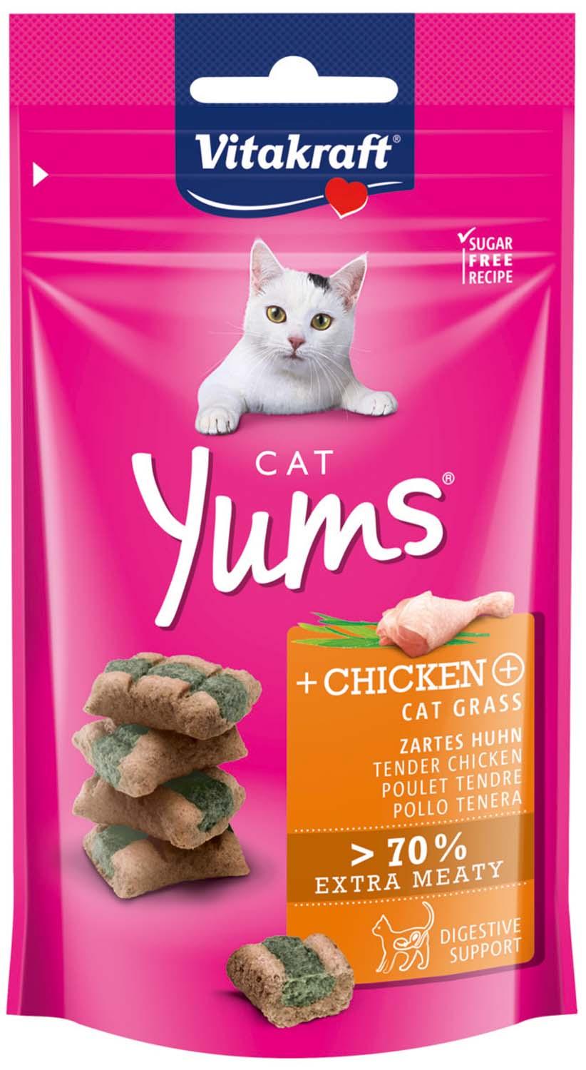 Vitakraft Katzensnack Cat Yums® + Huhn&Katzengras