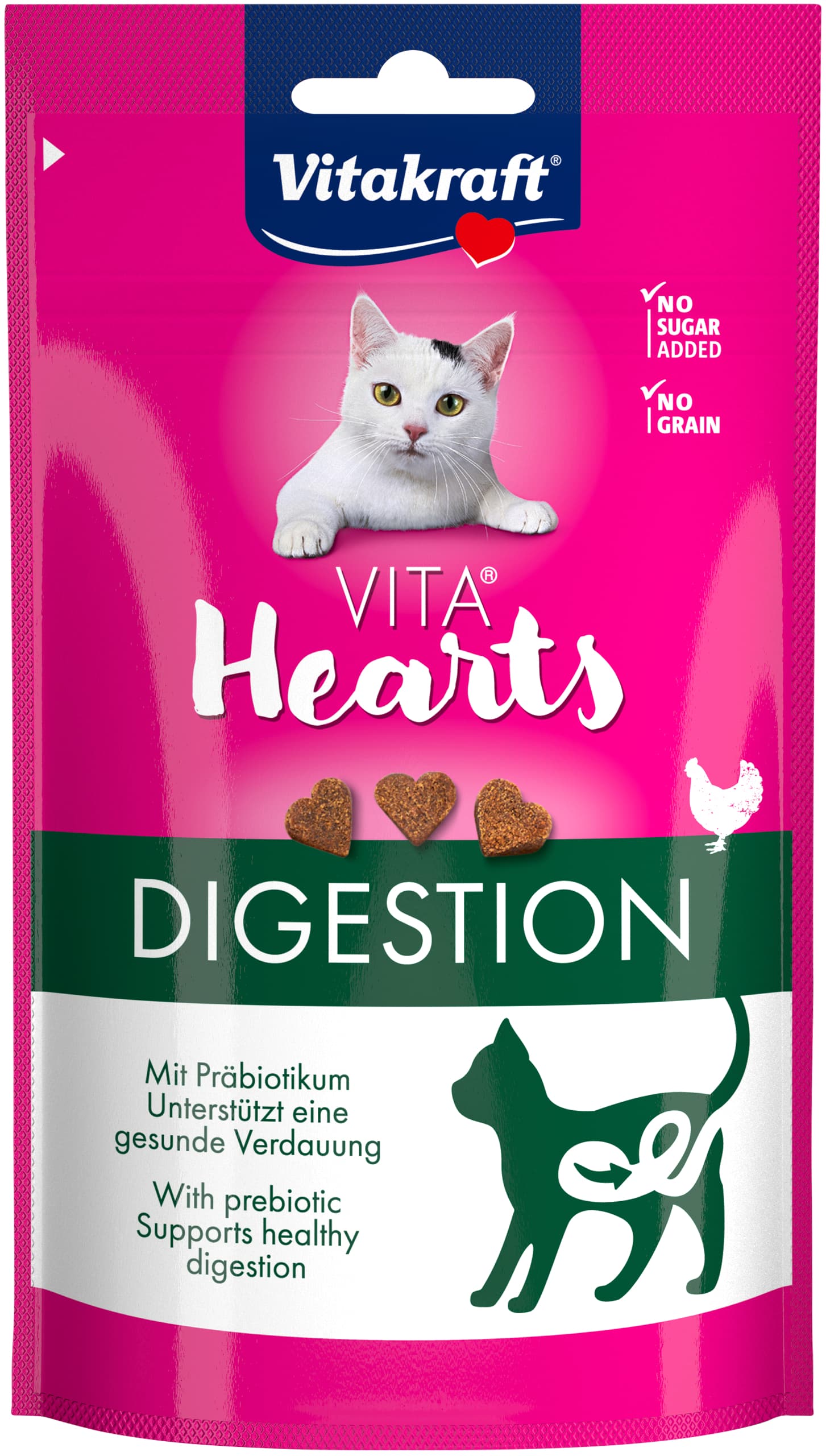 Vitakraft Katzensnack Vita® Hearts Digestion