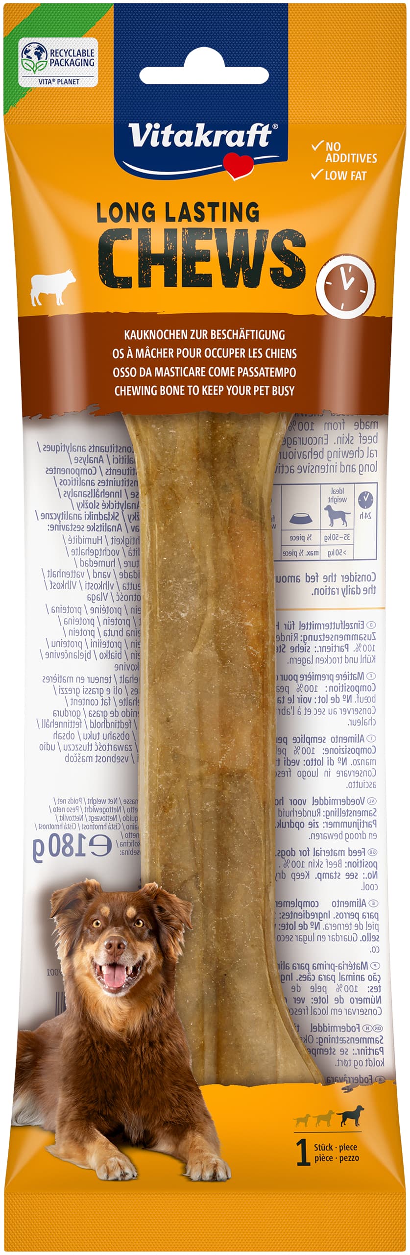 VITAKRAFT Chews intens Kauknochen 22cm