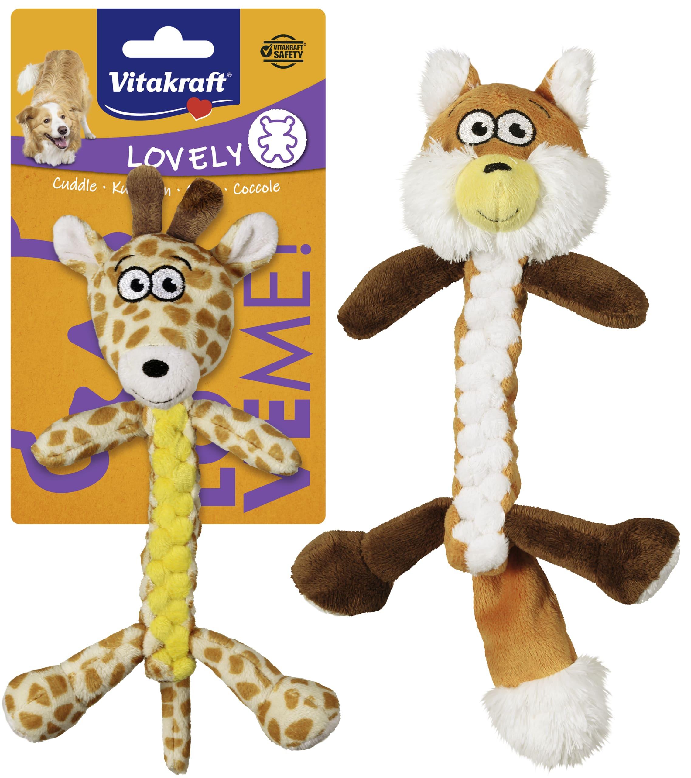 Vitakraft Hundespielzeug Fuchs/Giraffe