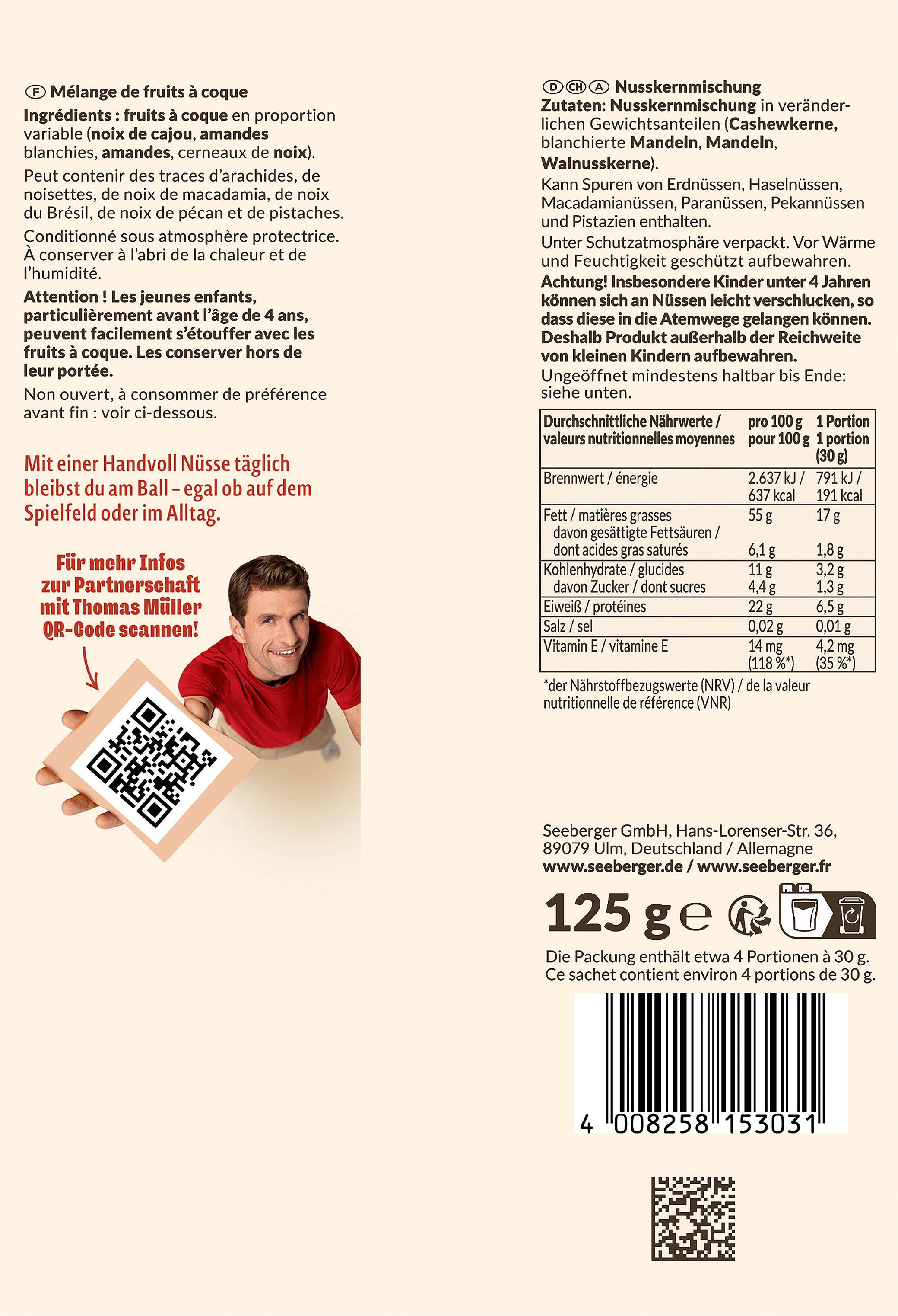 Produktbild Seeberger Power Nuss-Mix 2 von 2