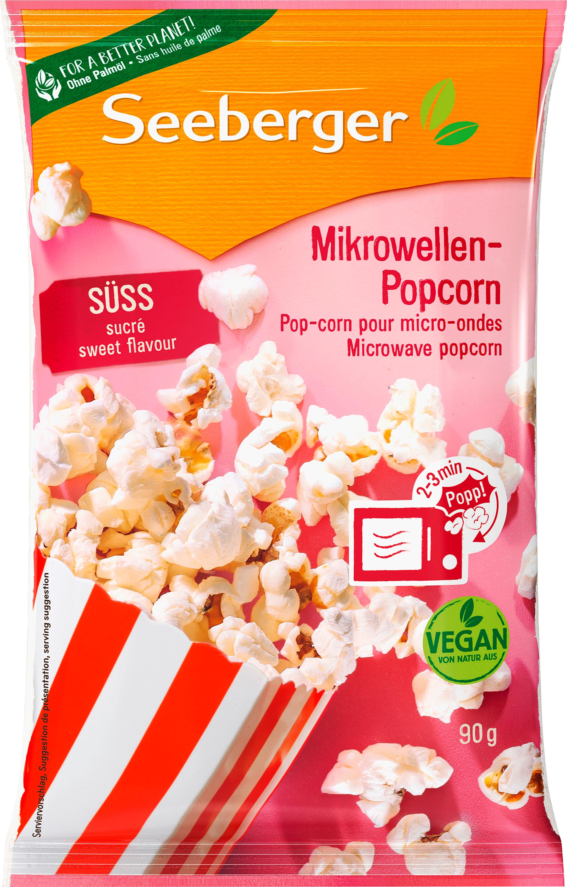 Seeberger Popcorn-Mais für die Mikrowelle