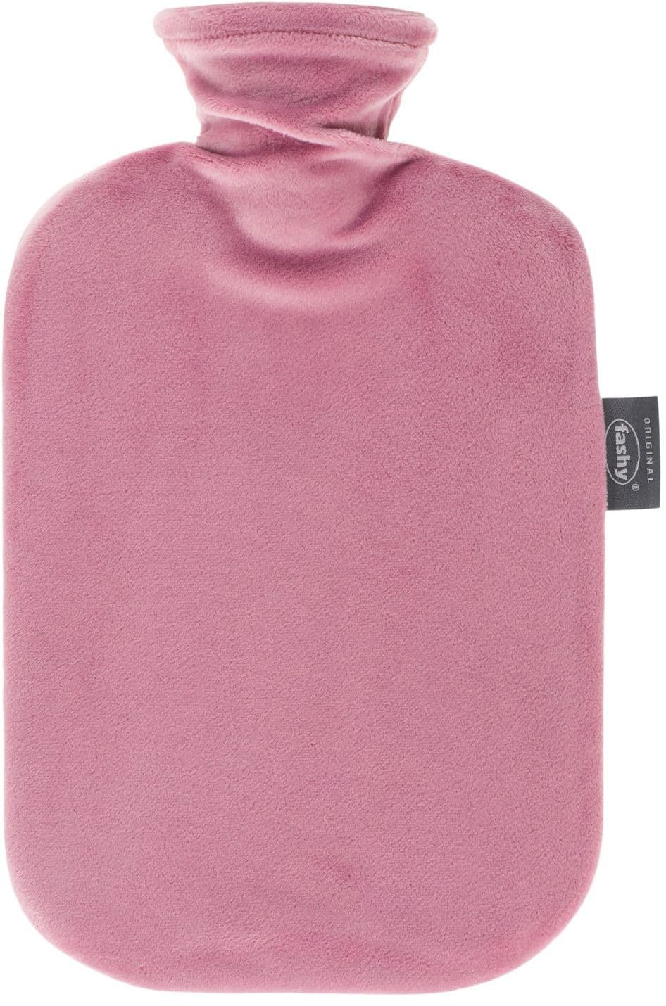 fashy Wärmflasche 2l mit Fleecebezug