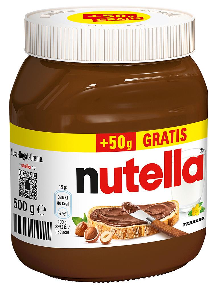 nutella Schoko-Haselnuss-Aufstrich