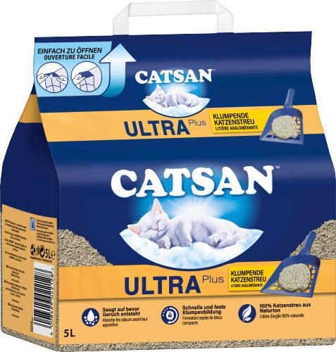 Produktbild CATSAN™ ULTRA Plus Klumpende Katzenstreu 5l 2 von 3