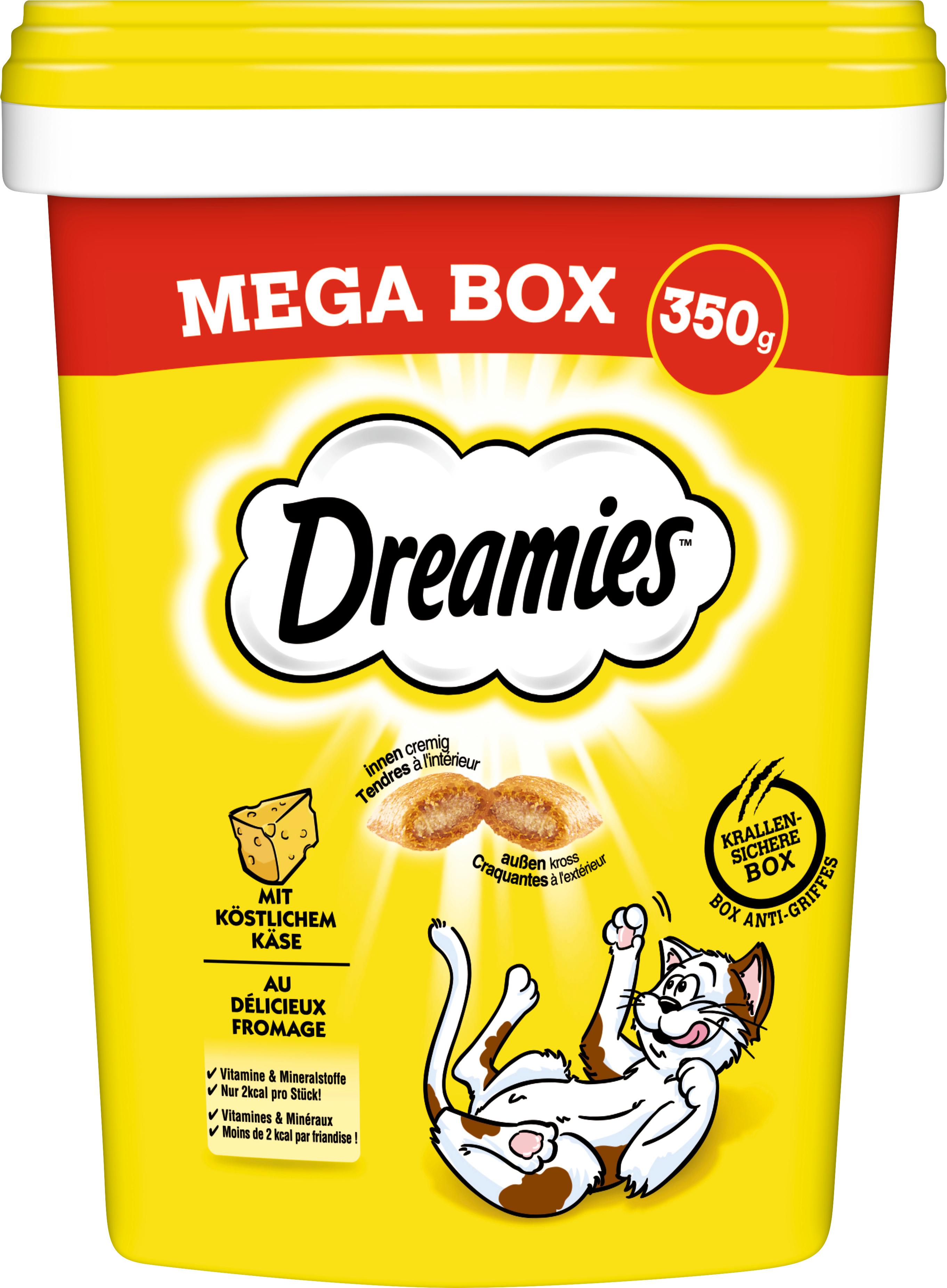 DREAMIES™ Katzenleckerli mit köstlichem Käse Mega Box