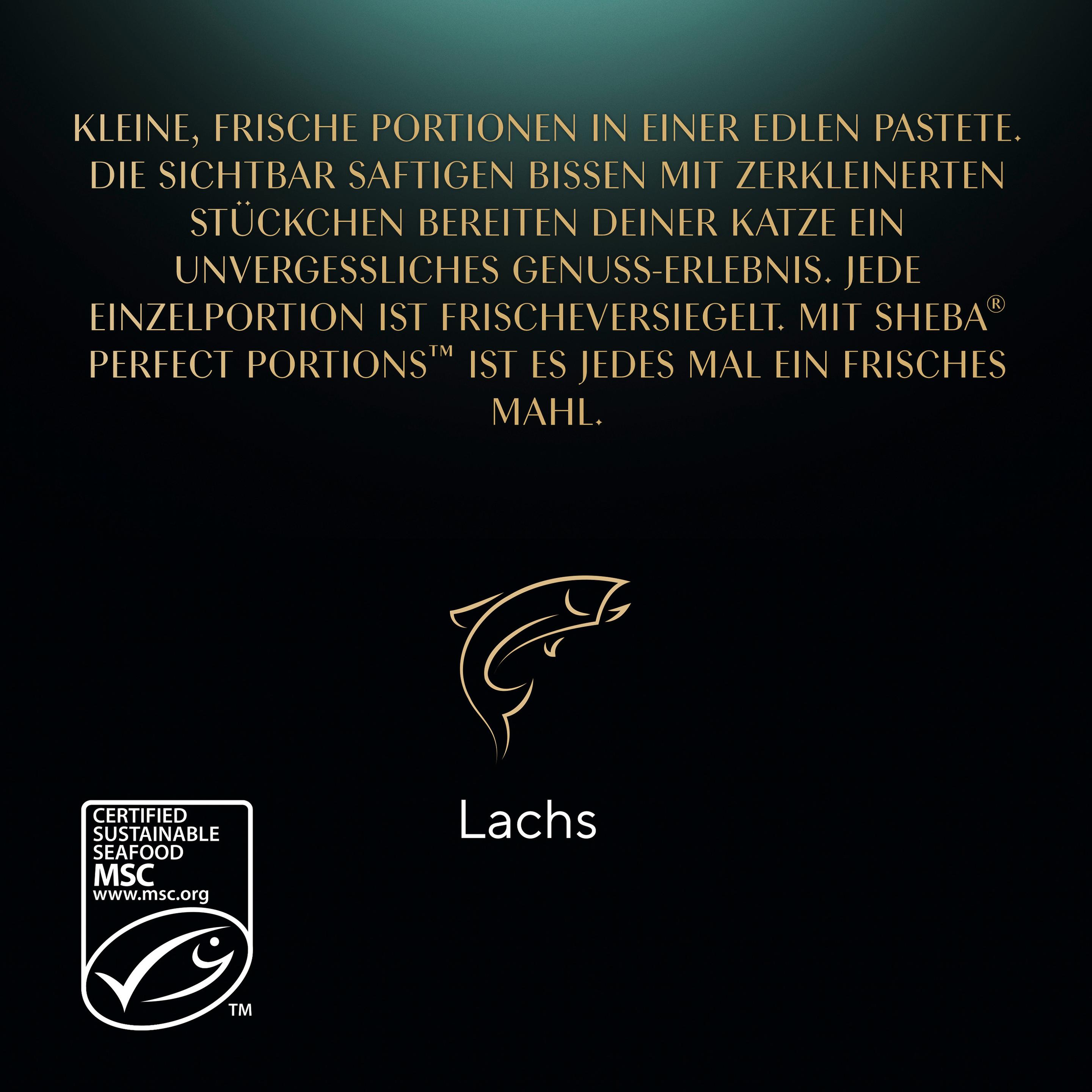 Produktbild SHEBA® Perfect Portions™ Edle Pastete mit Lachs Portionsbeutel 12 von 12