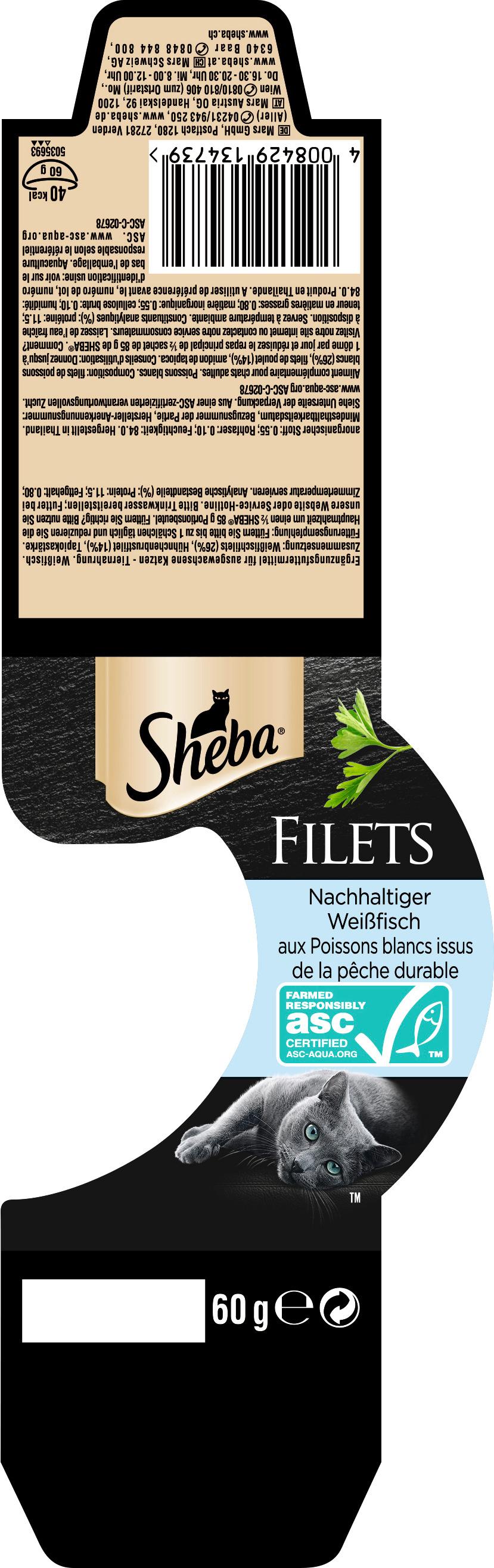 Produktbild Sheba Filets Nachhaltiger Weißfisch 10 von 12