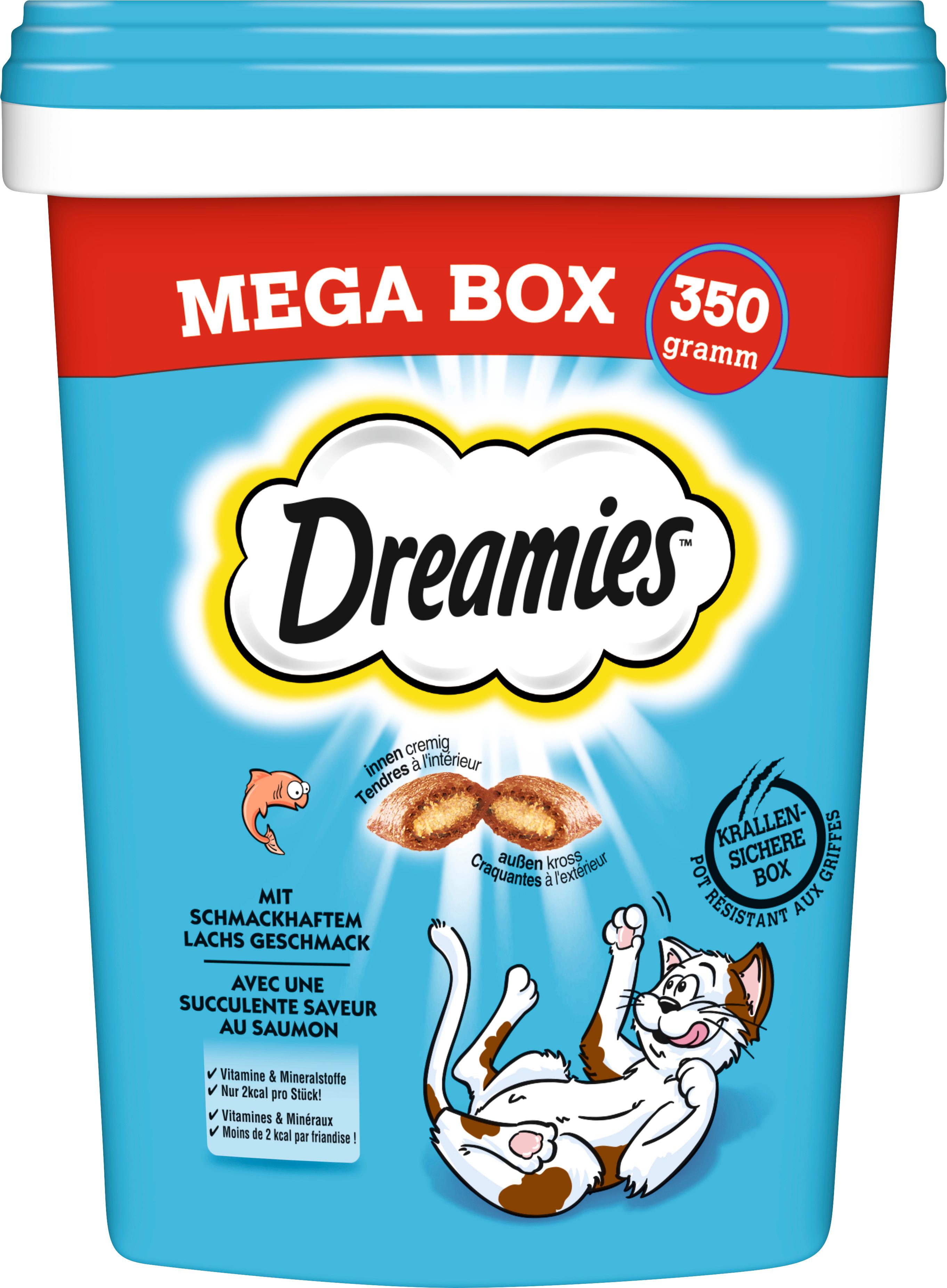 DREAMIES™ Katzenleckerli mit Lachs Mega Box