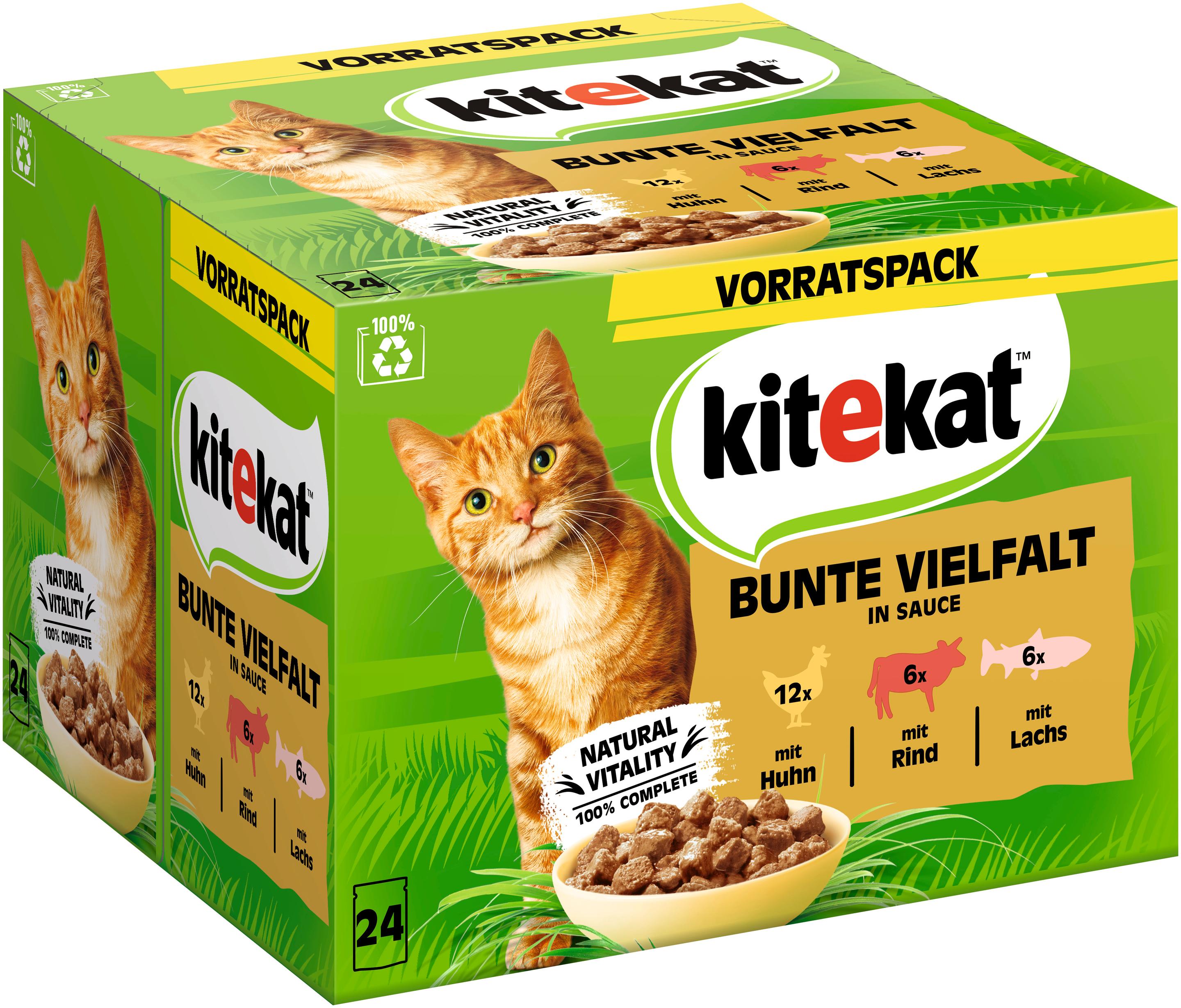 Produktbild Kitekat Bute Vielfalt in Sauce Vorratspack 3 von 4