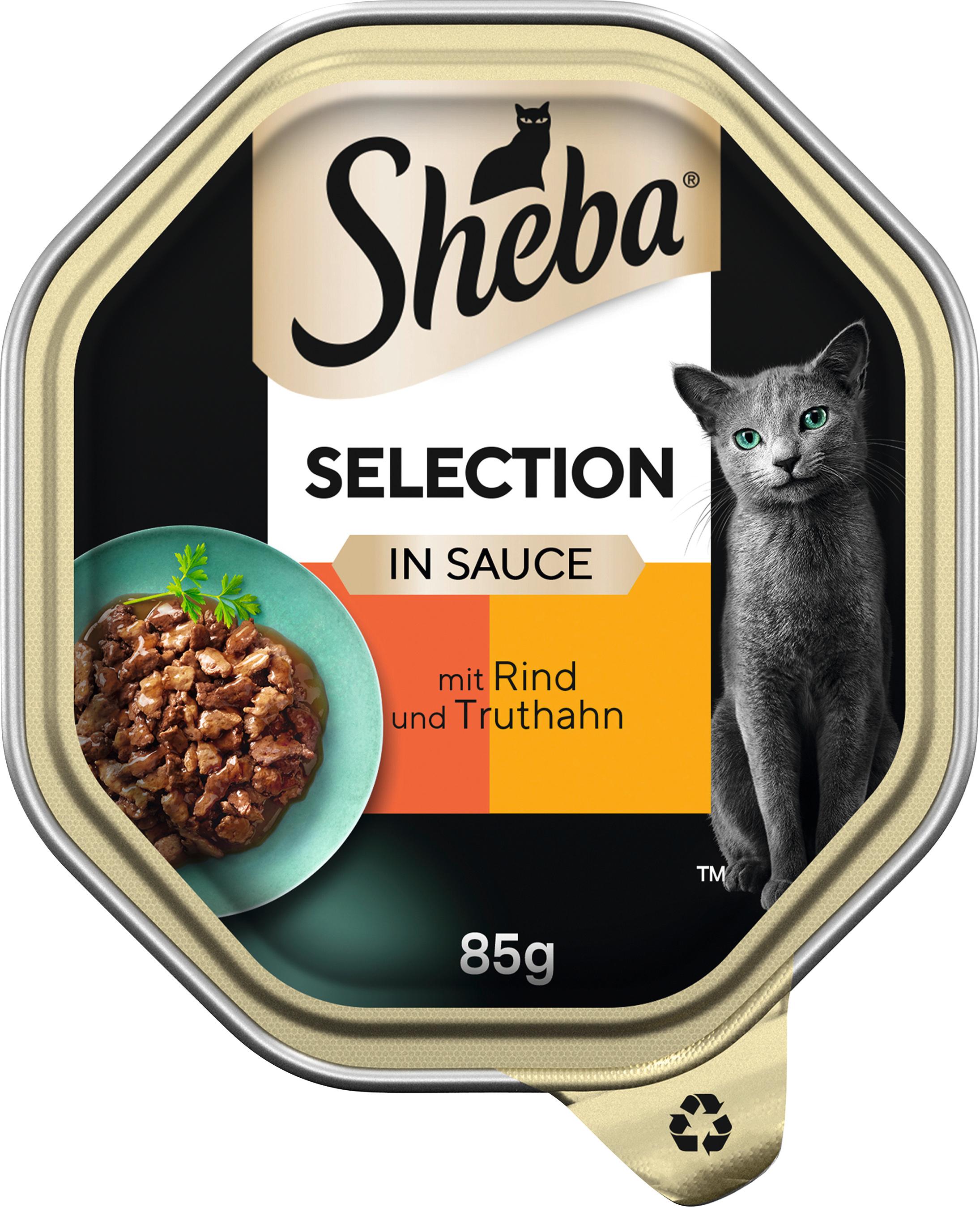 SHEBA® Schale Selection in Sauce mit Rind und Truthahn