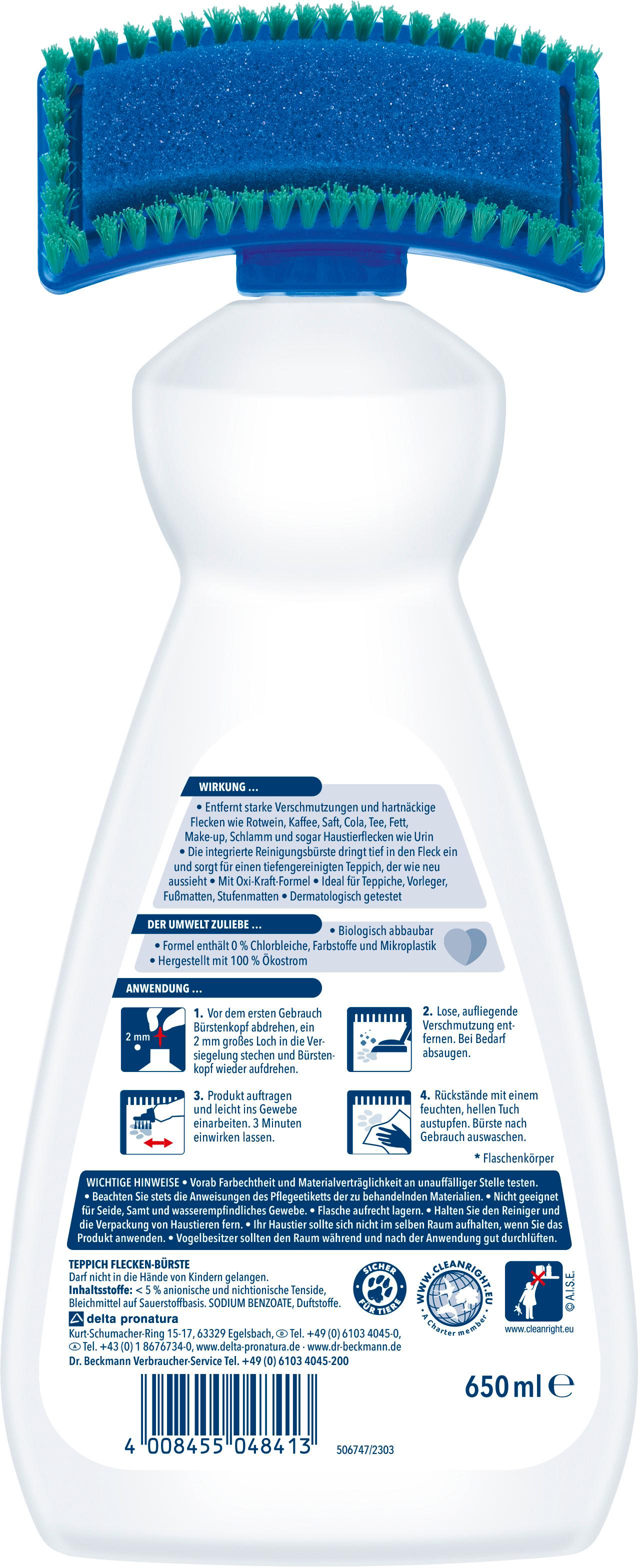 Produktbild Dr. Beckmann Teppich Reiniger 650ml 2 von 2