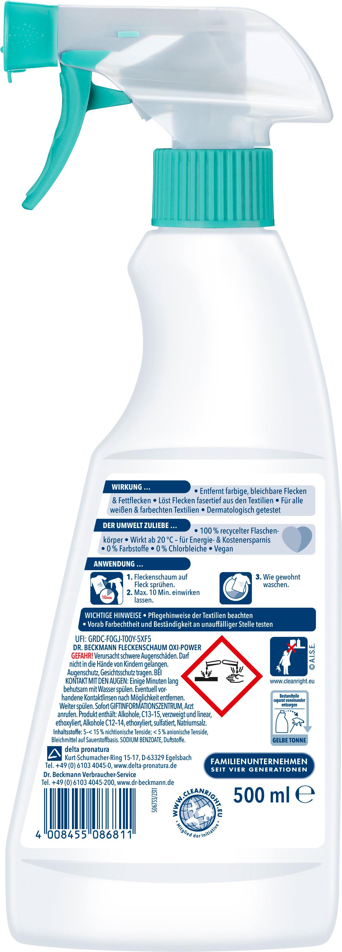 Produktbild Dr. Beckmann Fleckenschaum Oxi-Power 2 von 2