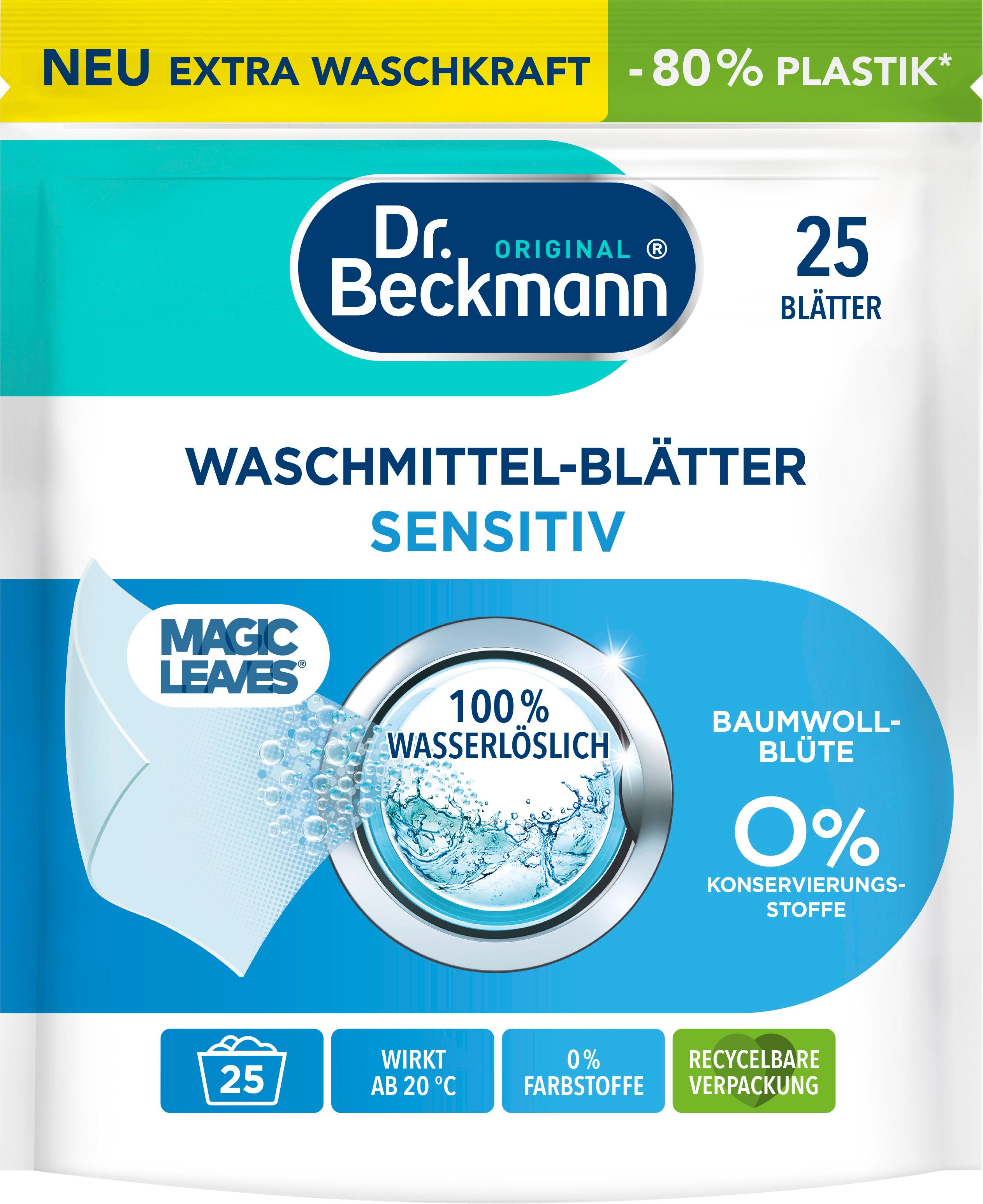 Dr. Beckmann Waschmittel-Bläter Sensitiv