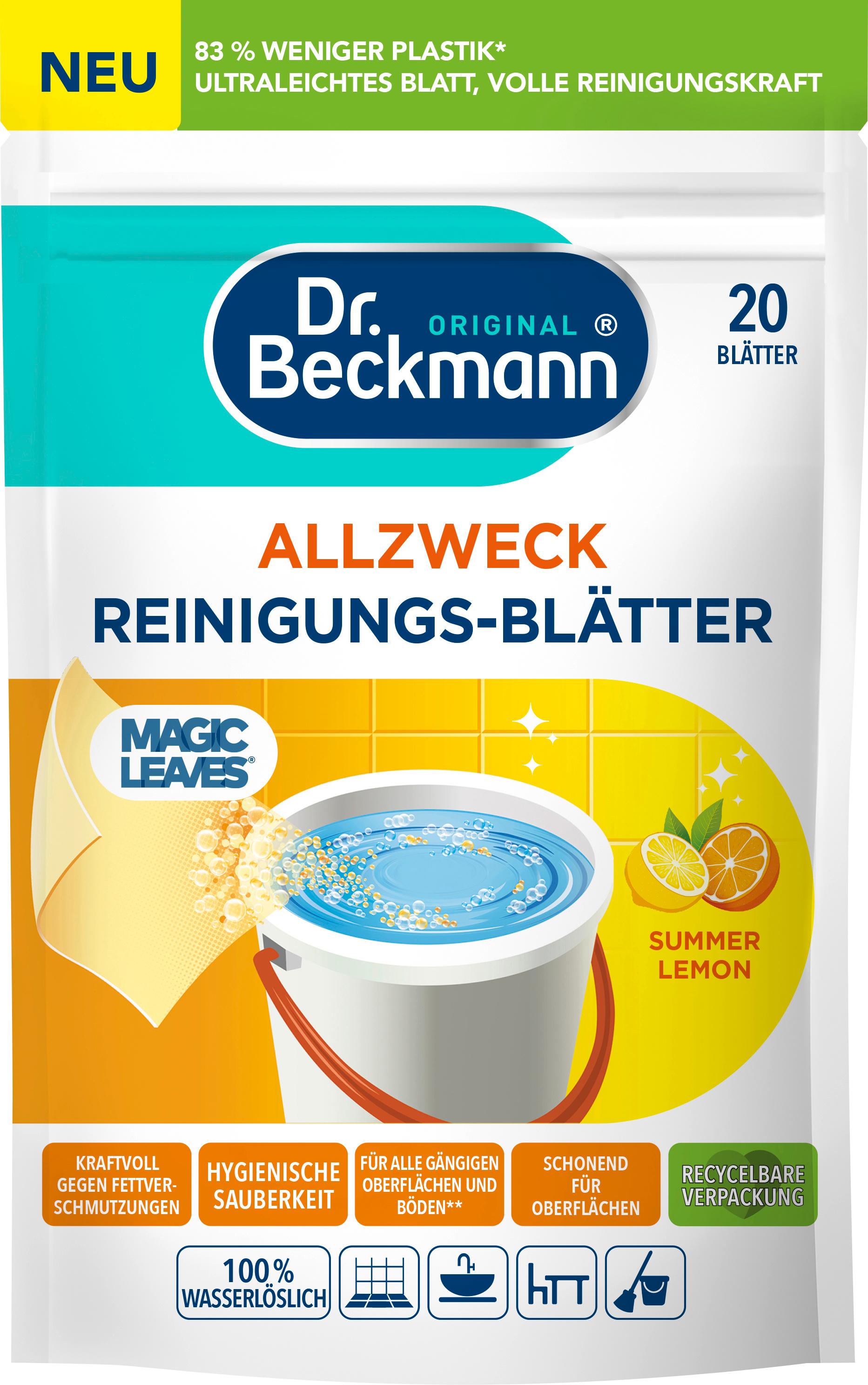 Dr. Beckmann Allzweck Reinigungs-Blätter