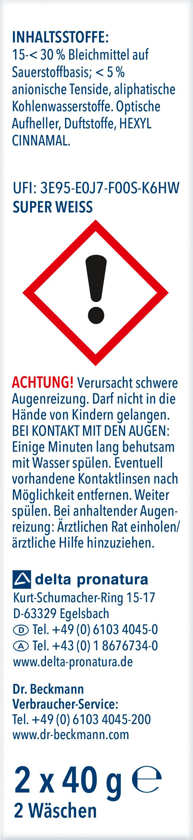 Produktbild Dr. Beckmann Super Weiß 3 von 4