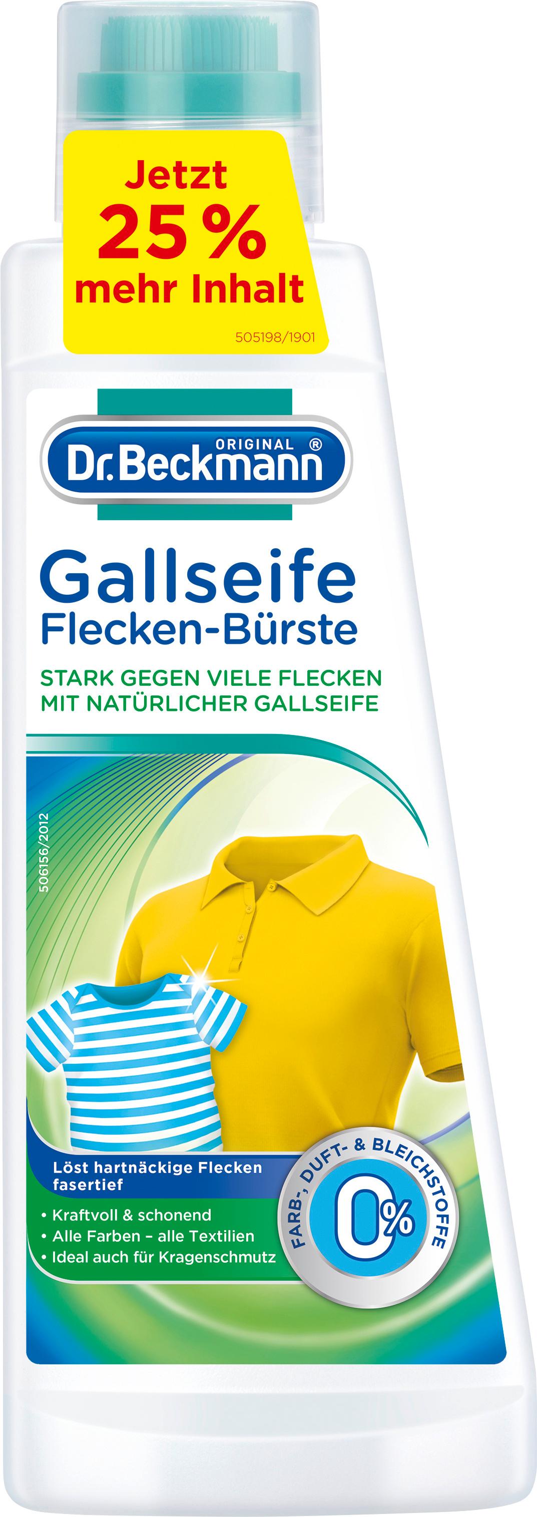 Dr. Beckmann Gallseife Flecken-Bürste