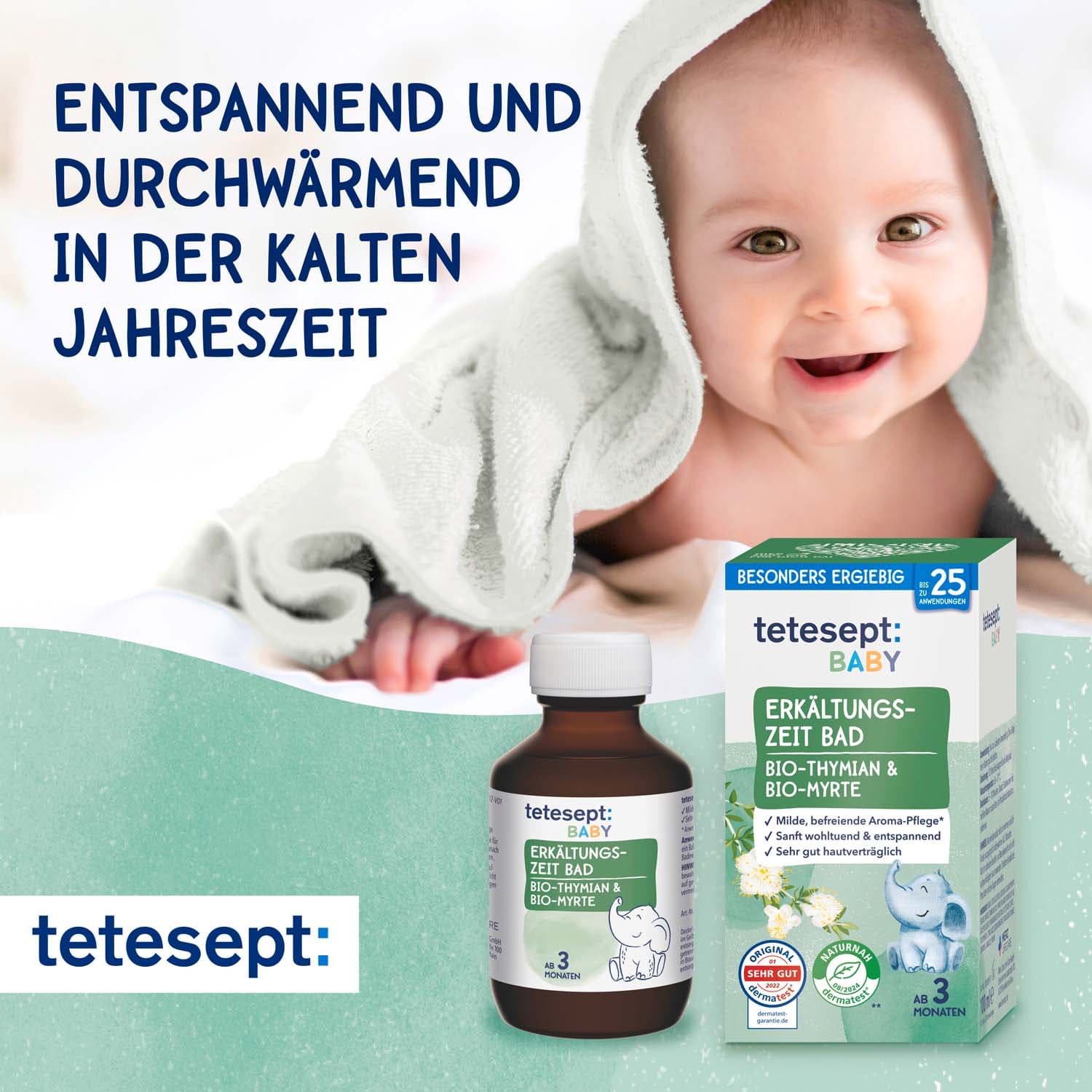 tetesept Baby Erkältungszeit Bad