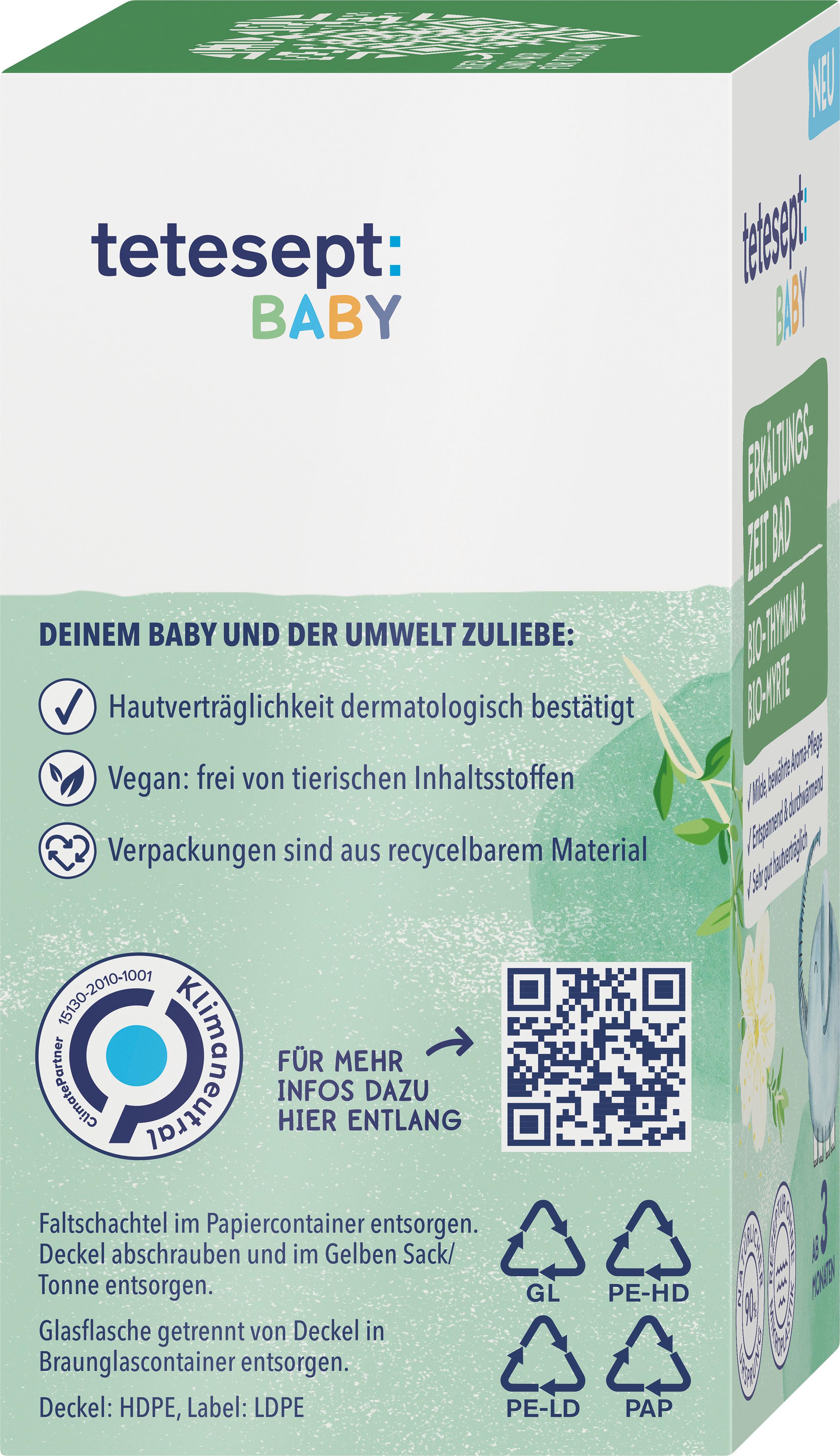 Produktbild tetesept Baby Erkältungszeit Bad 3 von 6