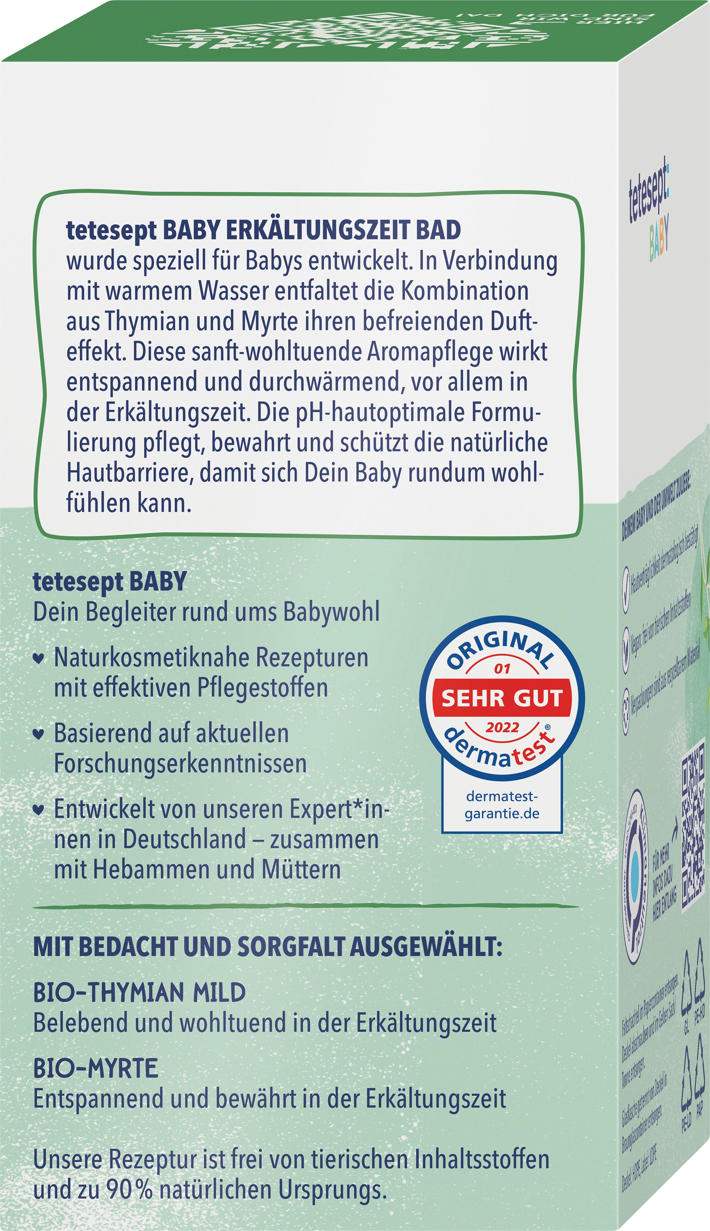 Produktbild tetesept Baby Erkältungszeit Bad 2 von 6
